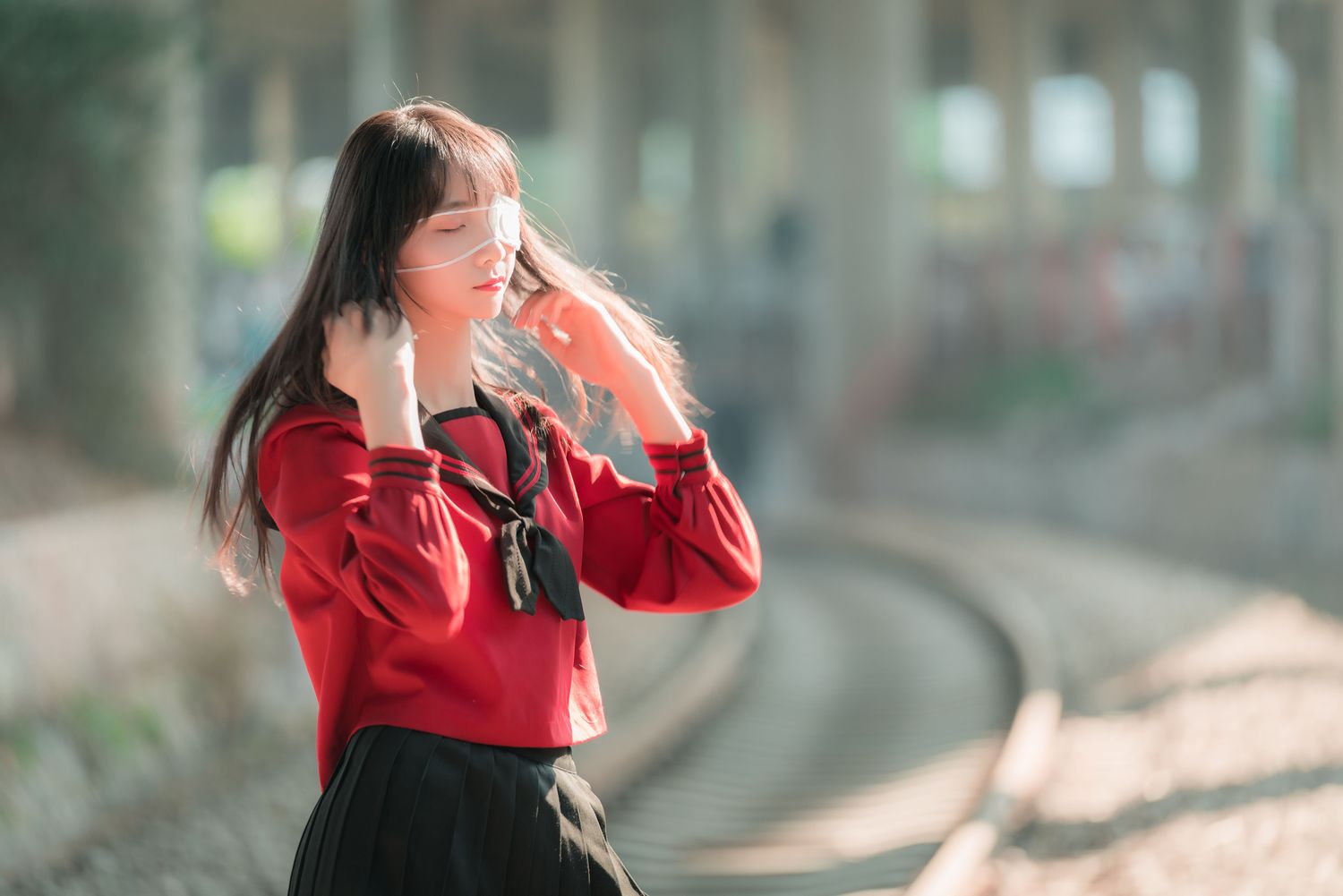图片[15]-No.001-铁轨成片 [47P]-coswz-cos王者