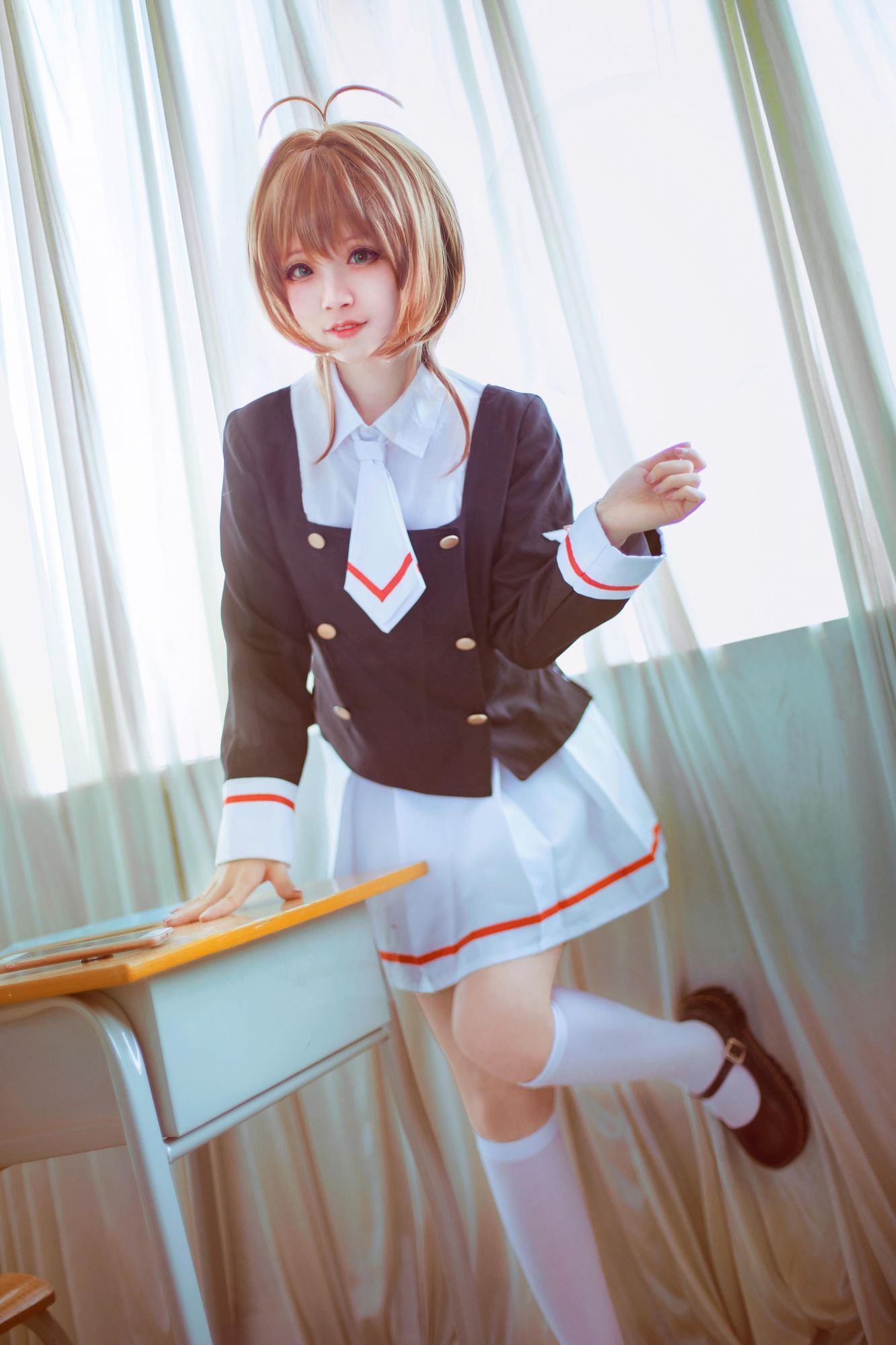 图片[6]-No.001-魔卡少女 木之本樱 JK制服 [9P]-coswz-cos王者