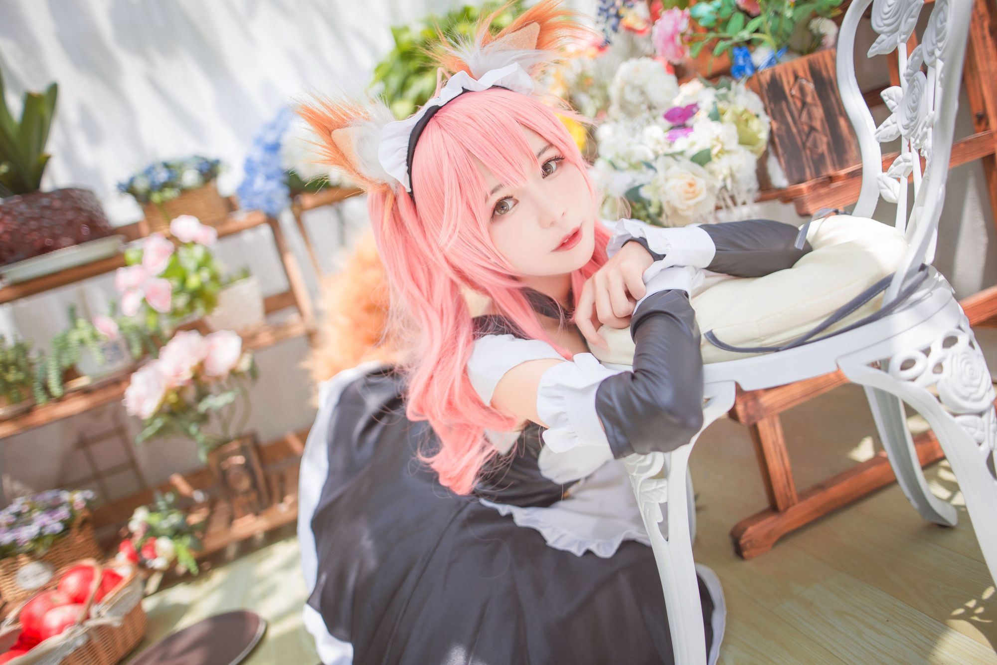 图片[6]-No.001-FGO 玉藻前女仆 [9P]-coswz-cos王者