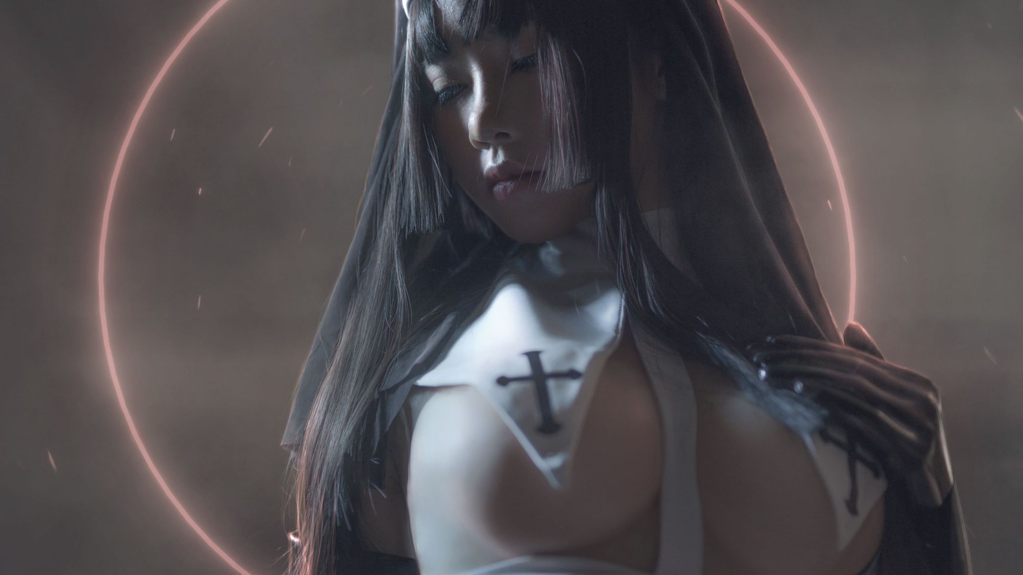 图片[6]-No.003-修女黑胶衣 [12P]-coswz-cos王者