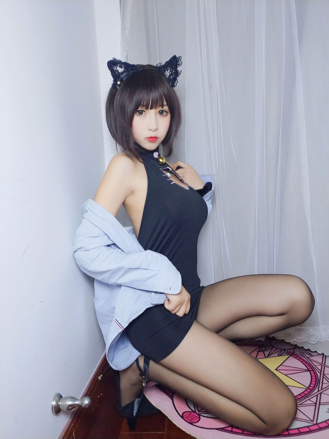 图片[6]-No.007-露背猫咪 [6P 2V]-coswz-cos王者