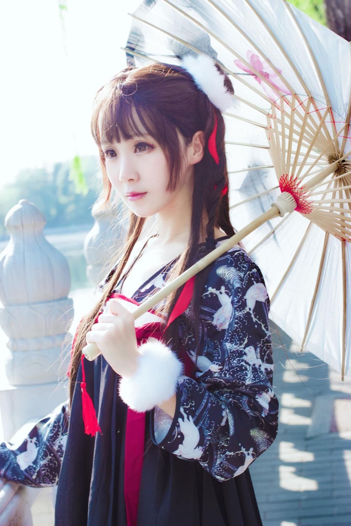 图片[3]-No.008-玉兔少女与熊猫兔 [9P]-coswz-cos王者