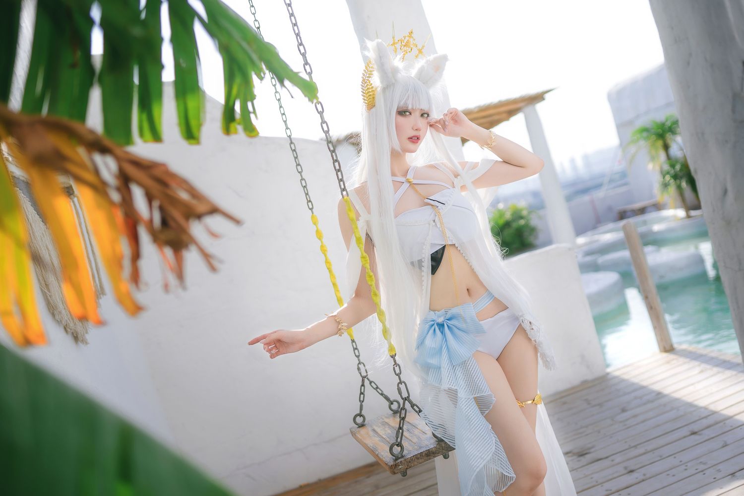 图片[22]-No.013-白金泳装 [23P]-coswz-cos王者