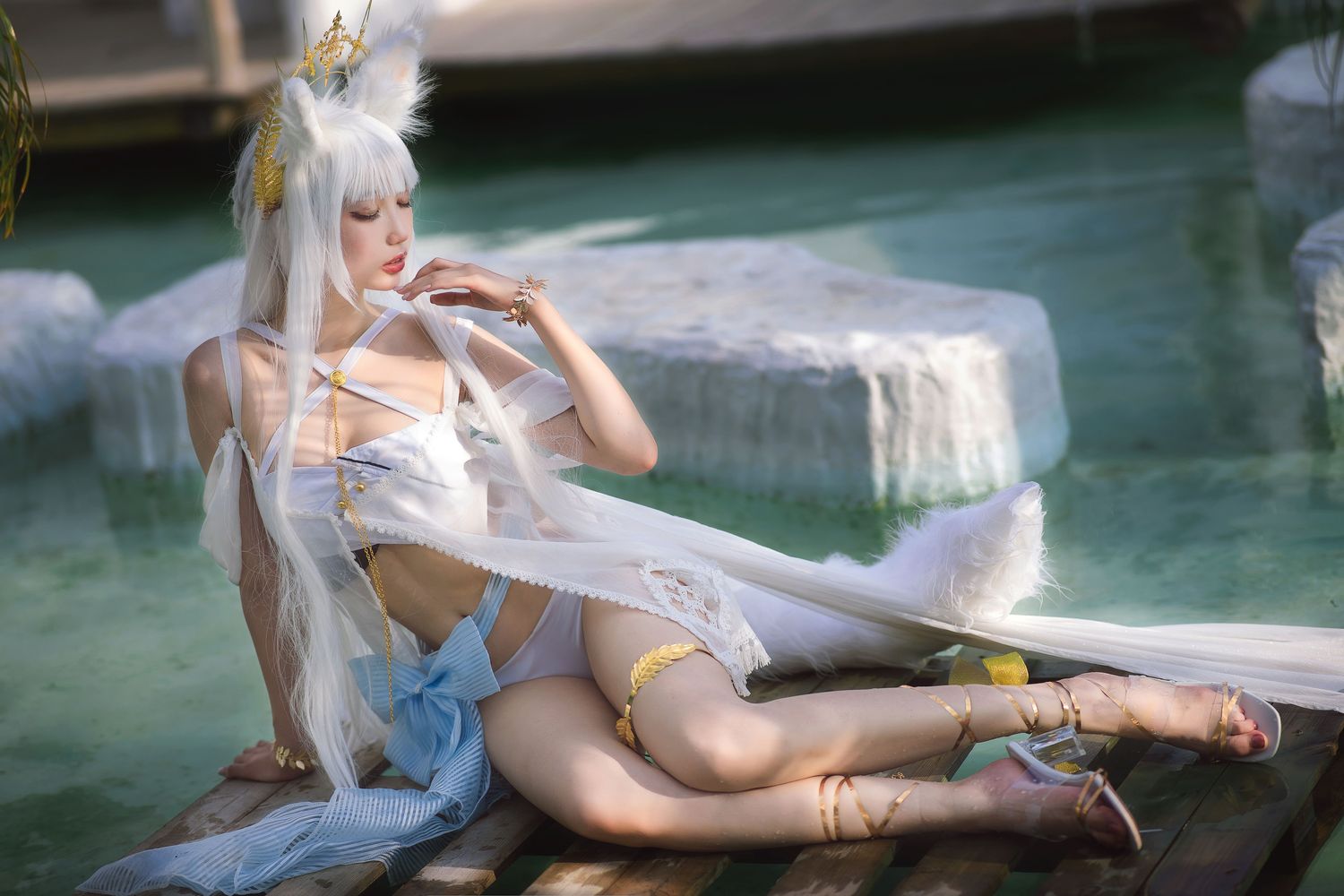 图片[12]-No.013-白金泳装 [23P]-coswz-cos王者