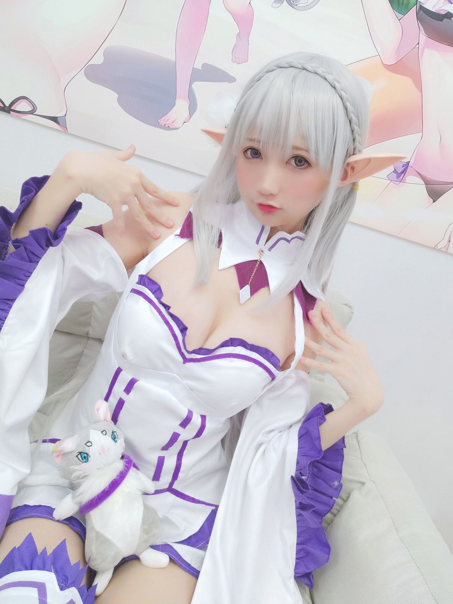 图片[57]-No.016-艾米莉亚同人包 [61P 2V]-coswz-cos王者