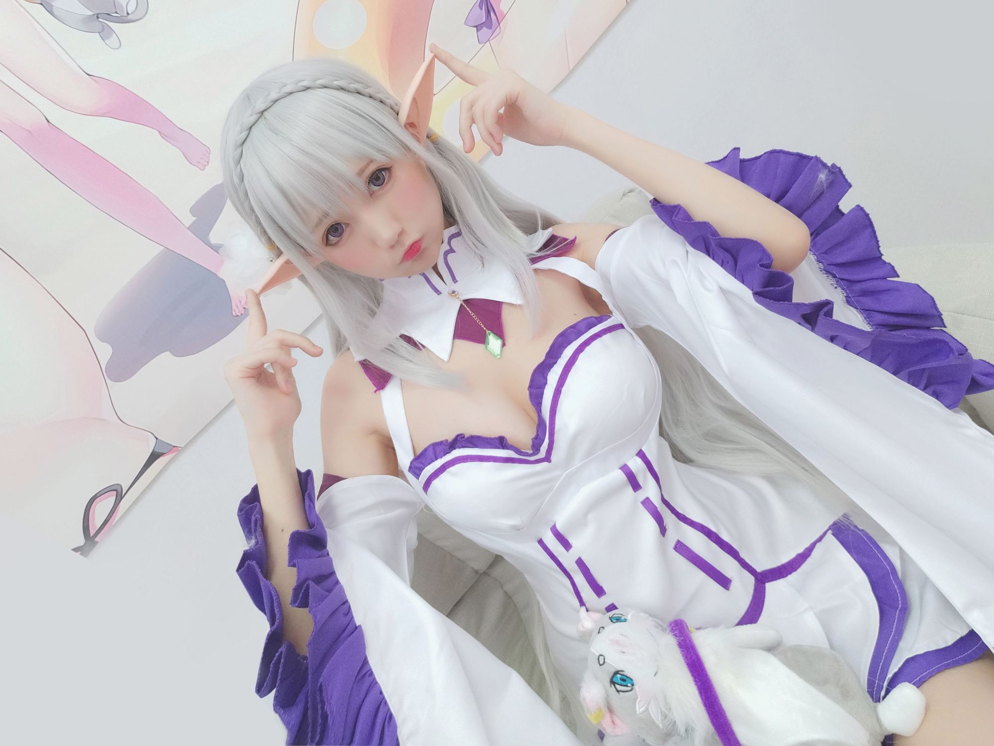 图片[55]-No.016-艾米莉亚同人包 [61P 2V]-coswz-cos王者