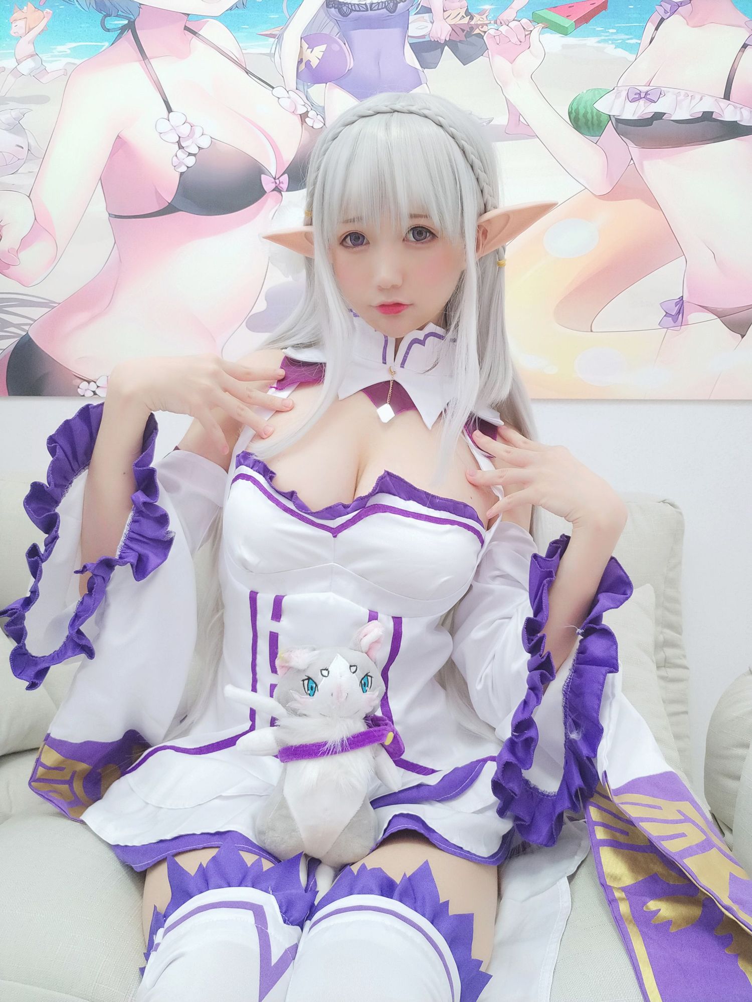 图片[51]-No.016-艾米莉亚同人包 [61P 2V]-coswz-cos王者