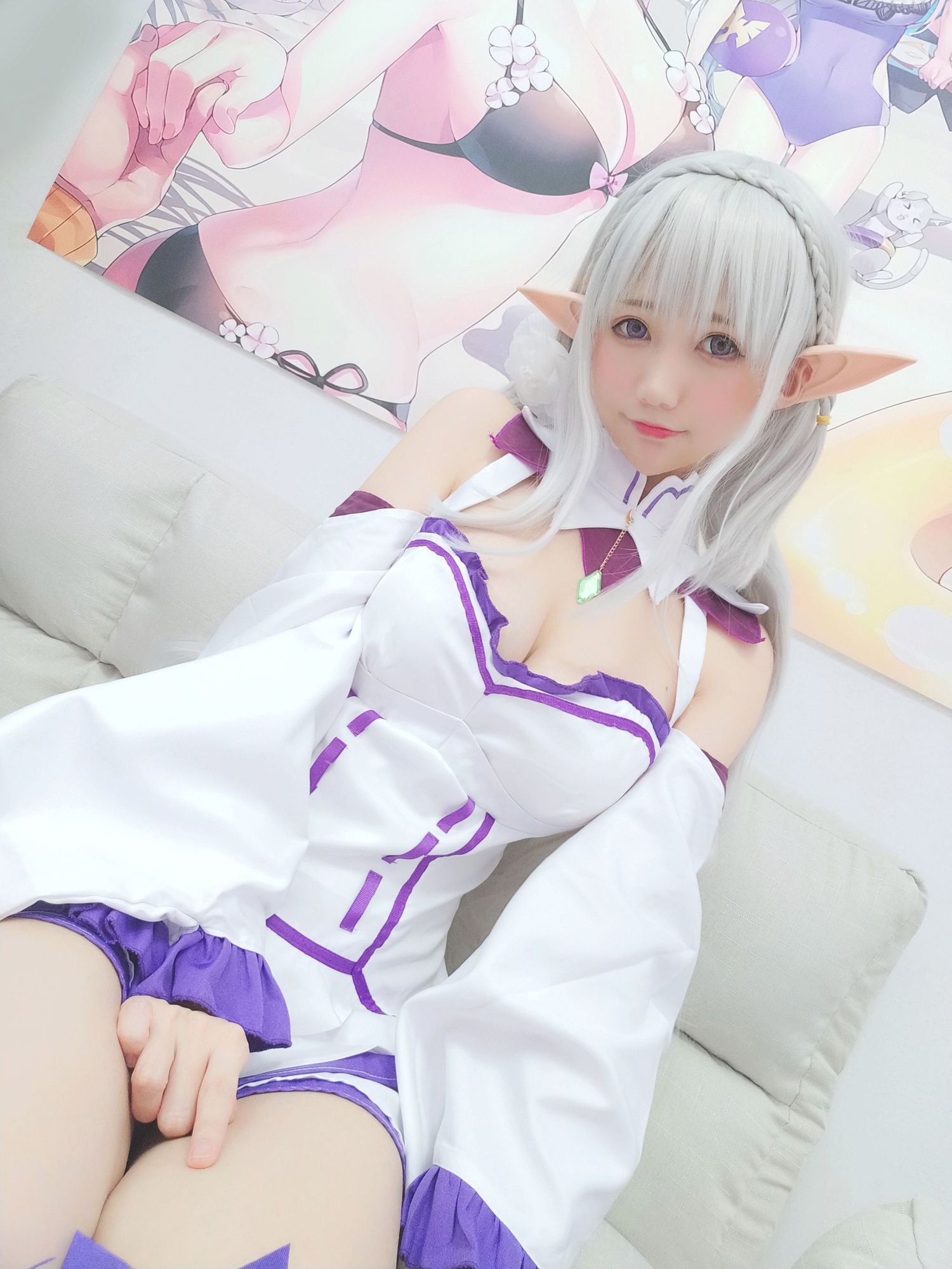图片[35]-No.016-艾米莉亚同人包 [61P 2V]-coswz-cos王者