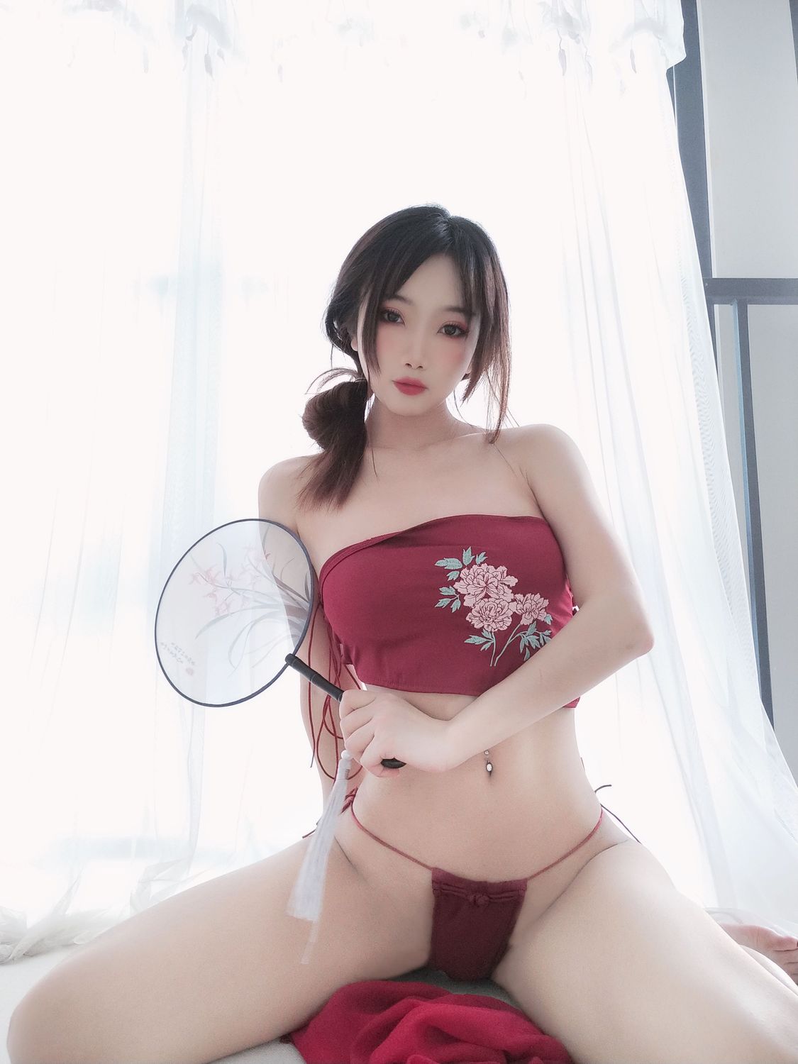 图片[19]-No.042-情趣红肚兜 [30P 2V]-coswz-cos王者