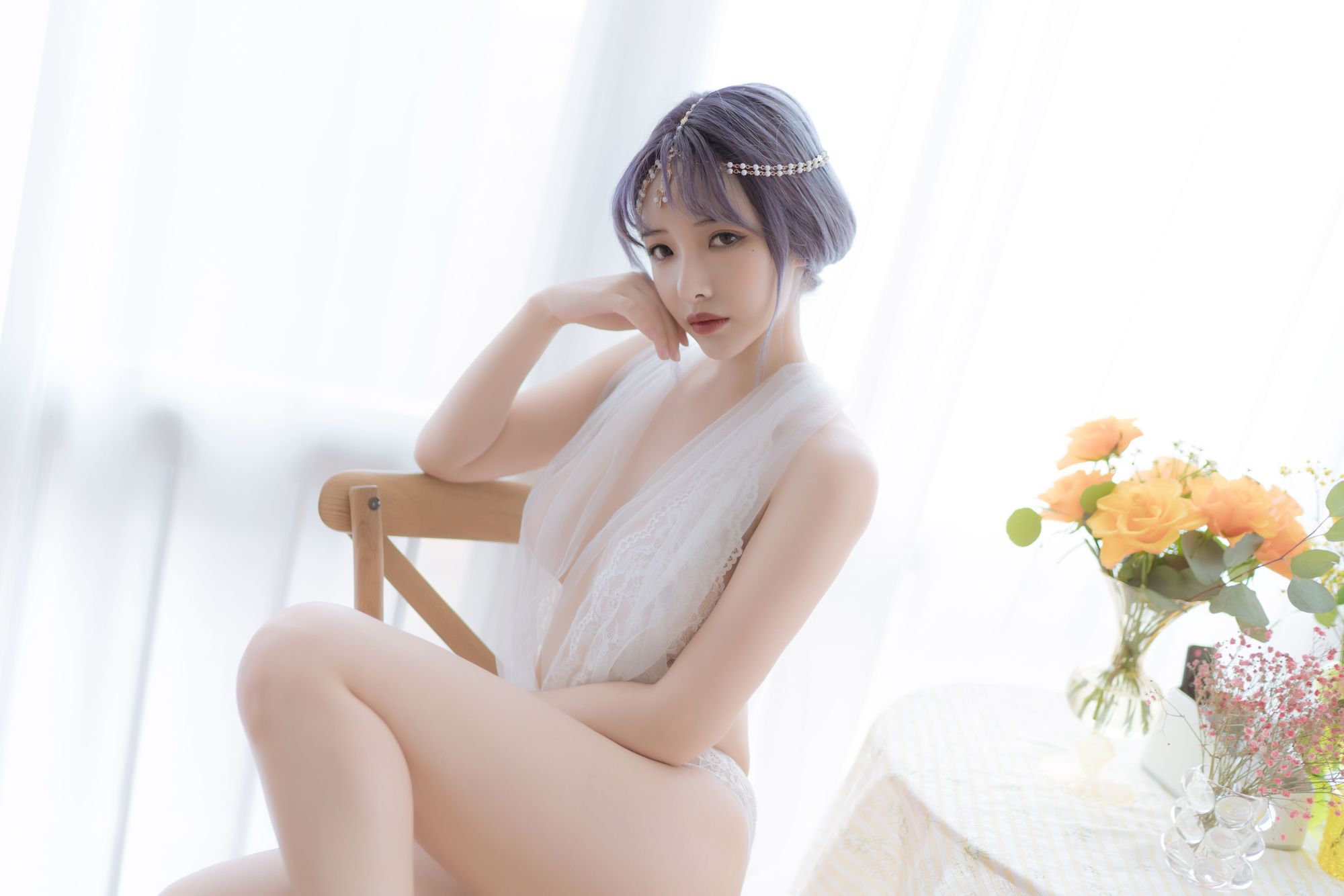 图片[36]-No.051-2021年 1月图包 9套 – 白色希腊 [36P]-coswz-cos王者