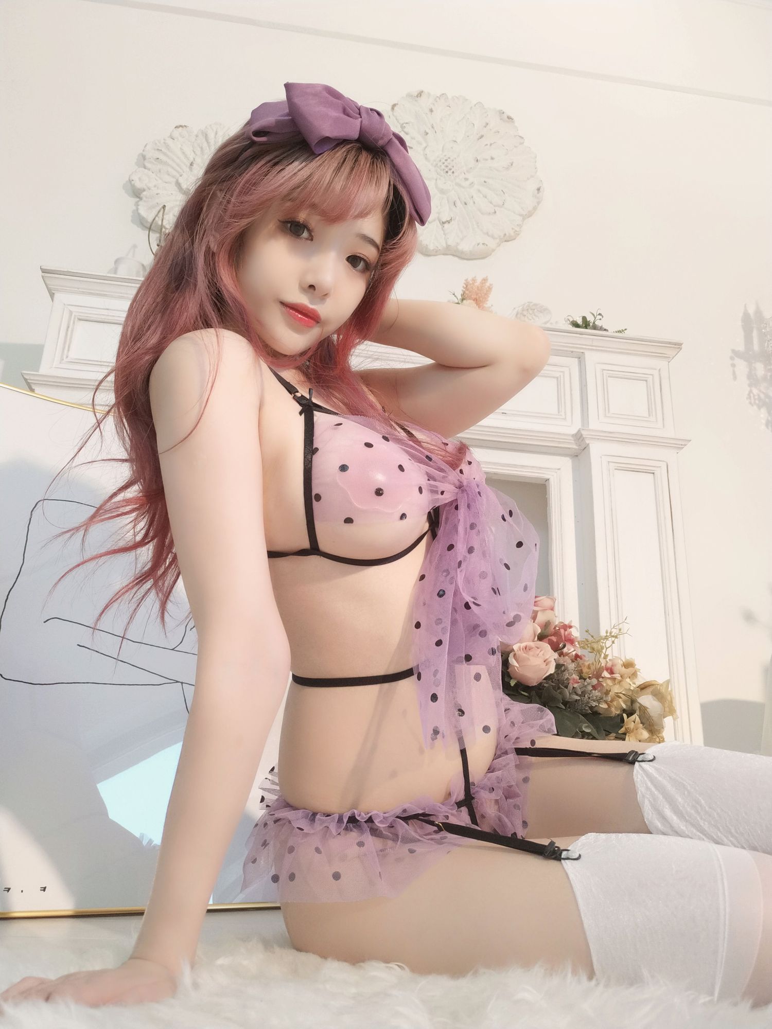图片[27]-No.046-10月自拍图包 – 紫色蝴蝶 [39P]-coswz-cos王者