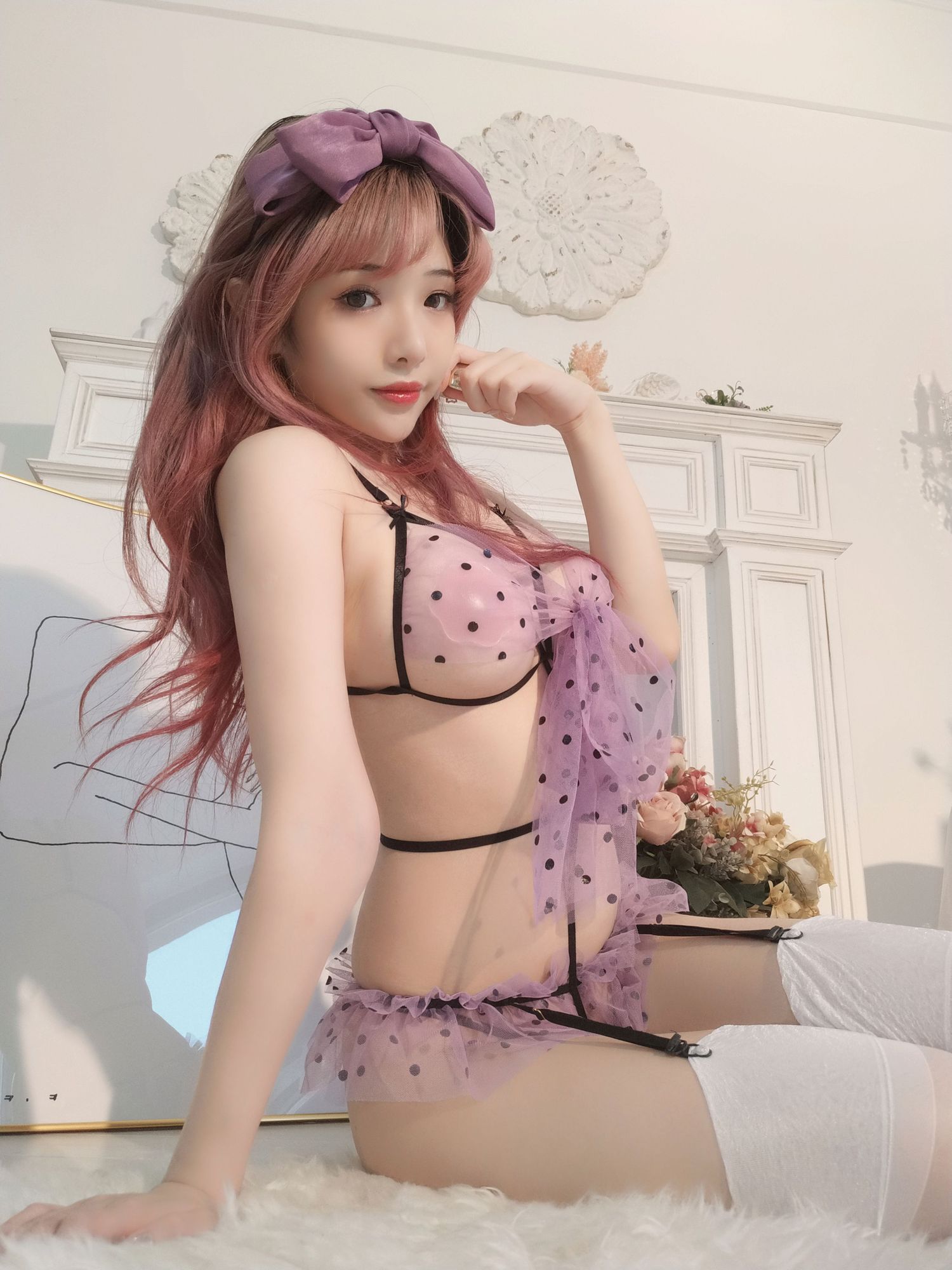 图片[26]-No.046-10月自拍图包 – 紫色蝴蝶 [39P]-coswz-cos王者