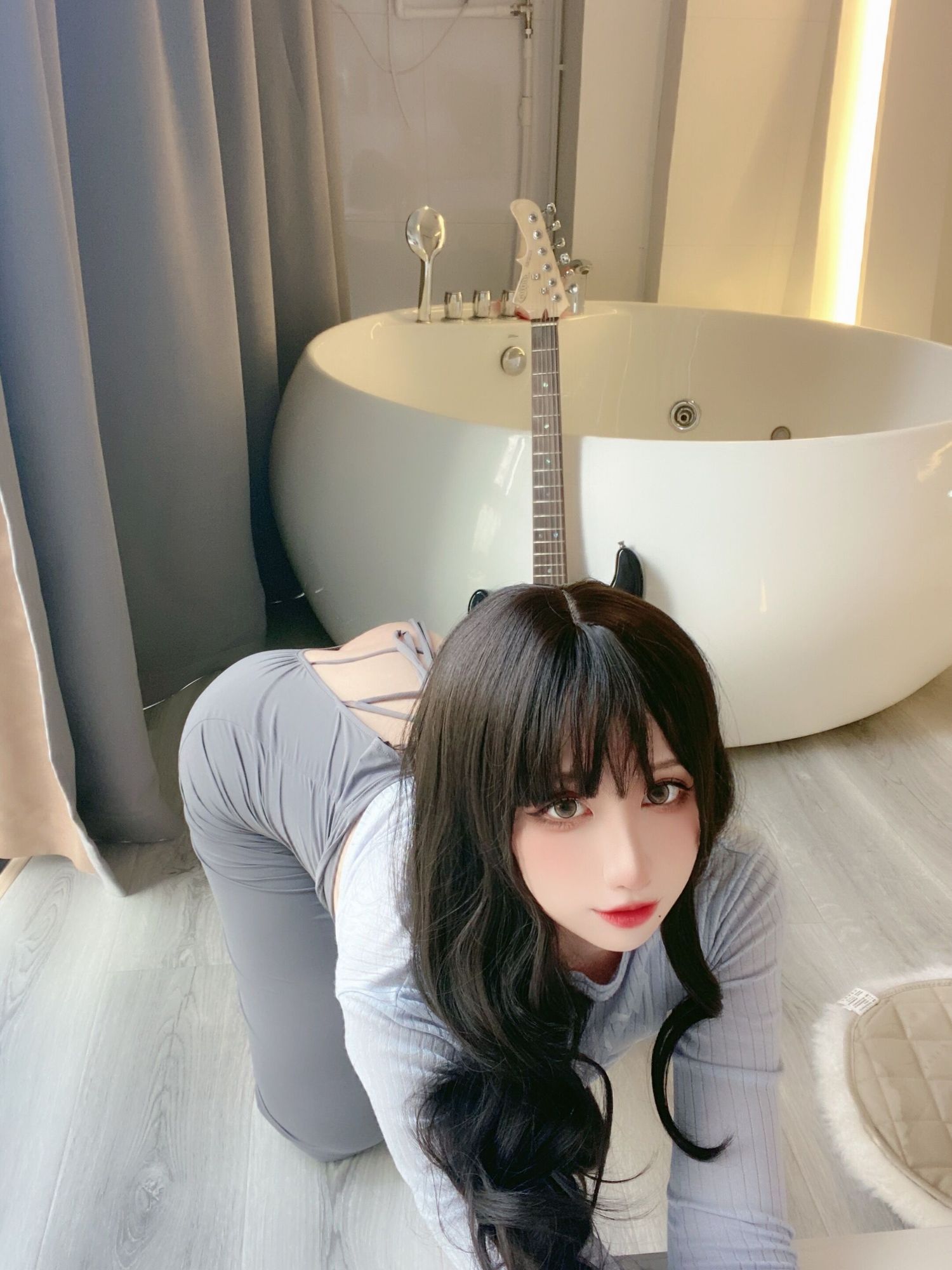 图片[6]-No.061-吉他妹妹包臀裙 [92P]-coswz-cos王者
