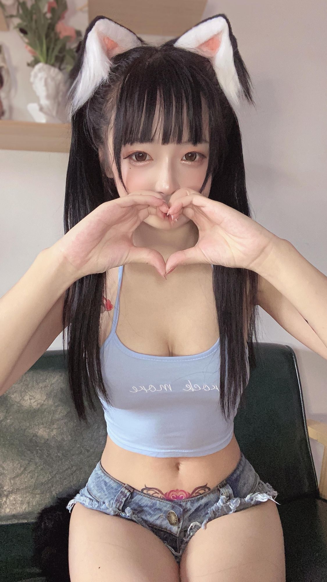 No.001-蓝色吊带体操服 [39P 1V]-coswz-cos王者