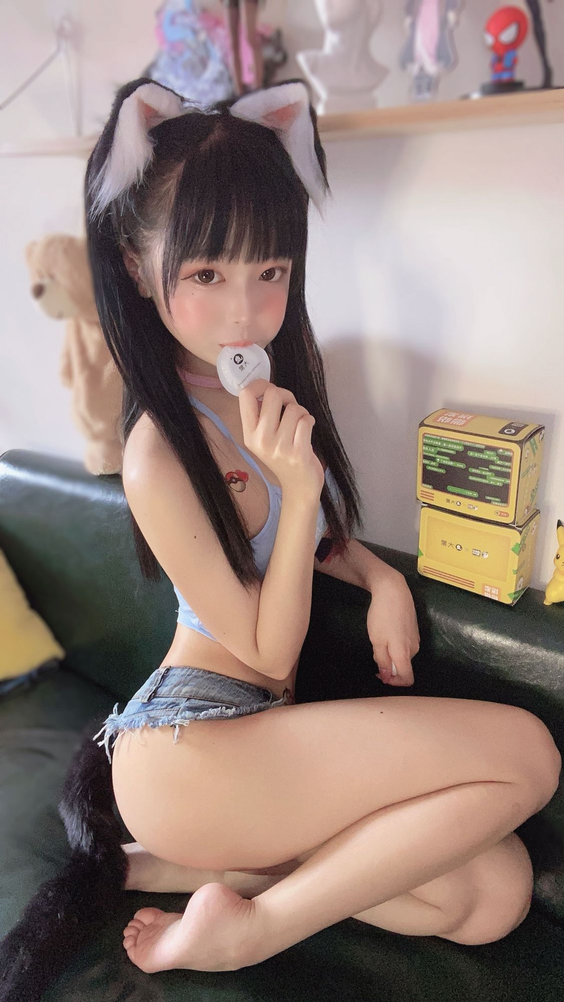 图片[6]-No.001-蓝色吊带体操服 [39P 1V]-coswz-cos王者