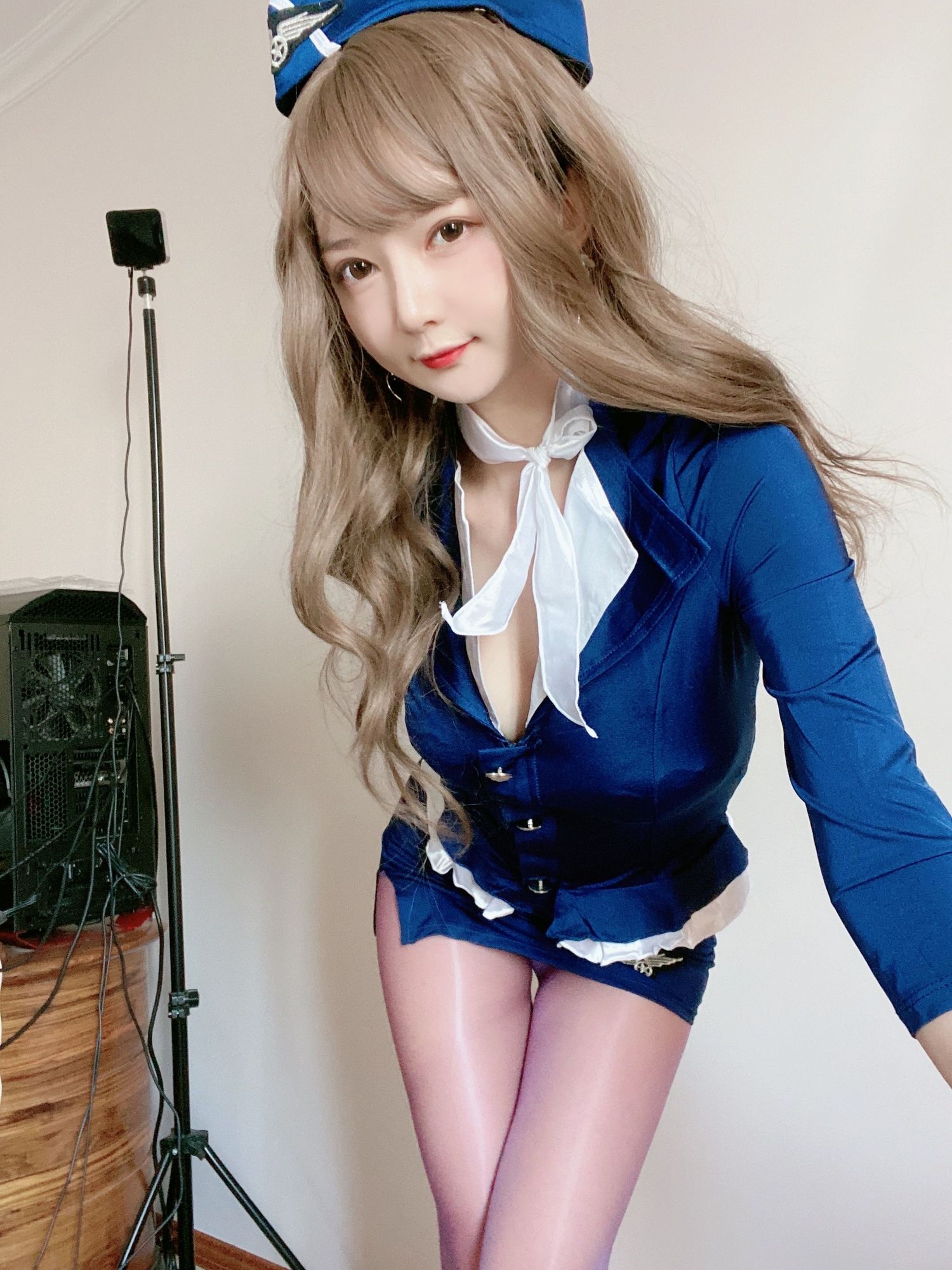 图片[6]-No.007-蓝色制服装 [35P 3V]-coswz-cos王者