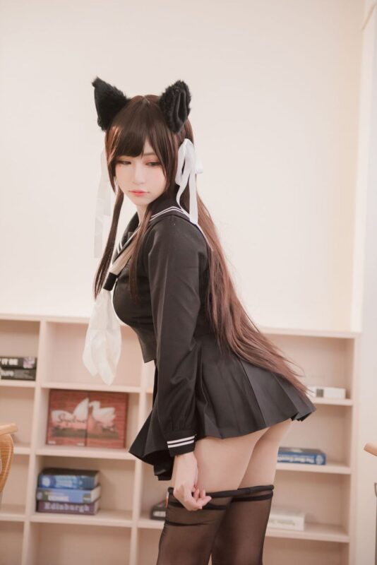 No.007-黑丝兽耳 [14P]-coswz-cos王者