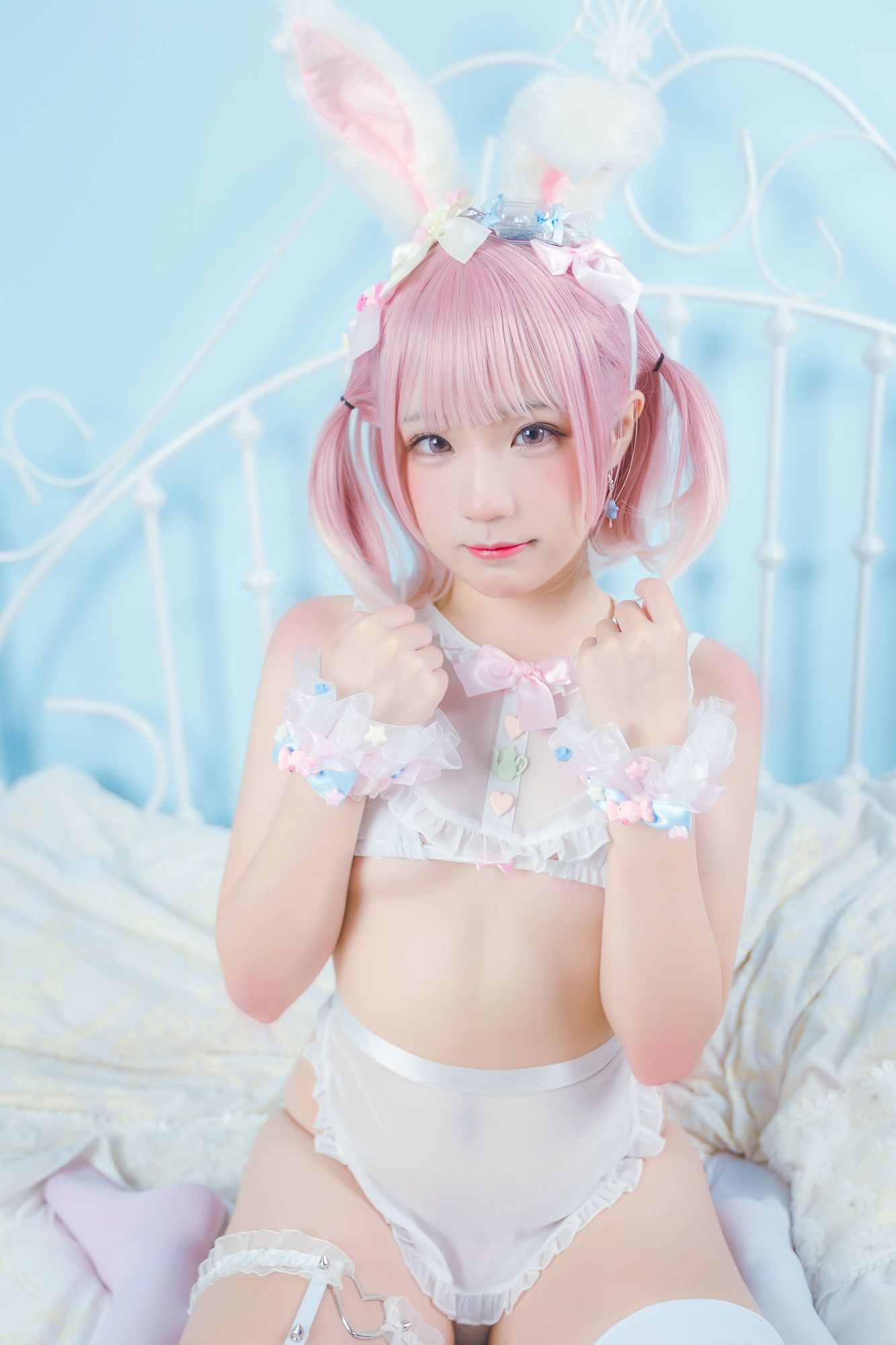 图片[6]-No.009-白粉色兔女郎 [30P]-coswz-cos王者