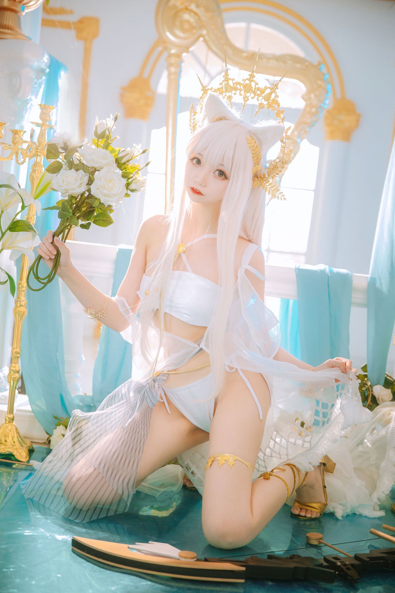 图片[6]-No.013-白金泳装 [22P]-coswz-cos王者
