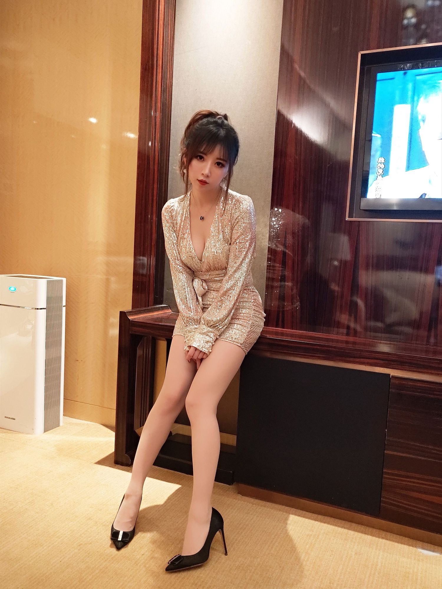 图片[6]-No.014-亮片裙肉丝 [22P]-coswz-cos王者