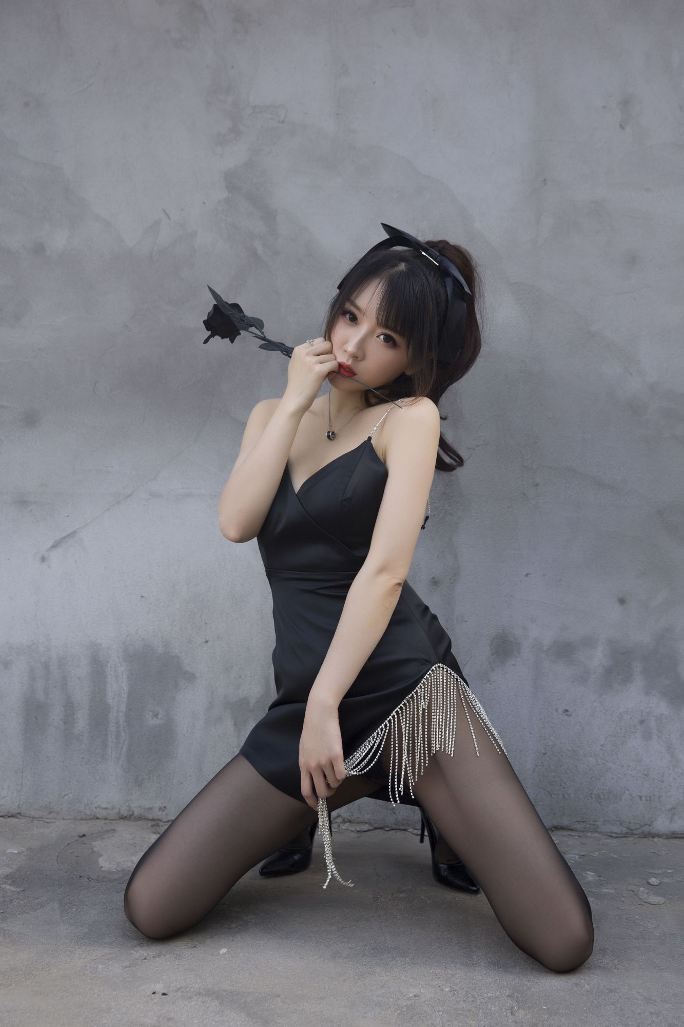 图片[6]-No.018-黑色流苏 [32P]-coswz-cos王者