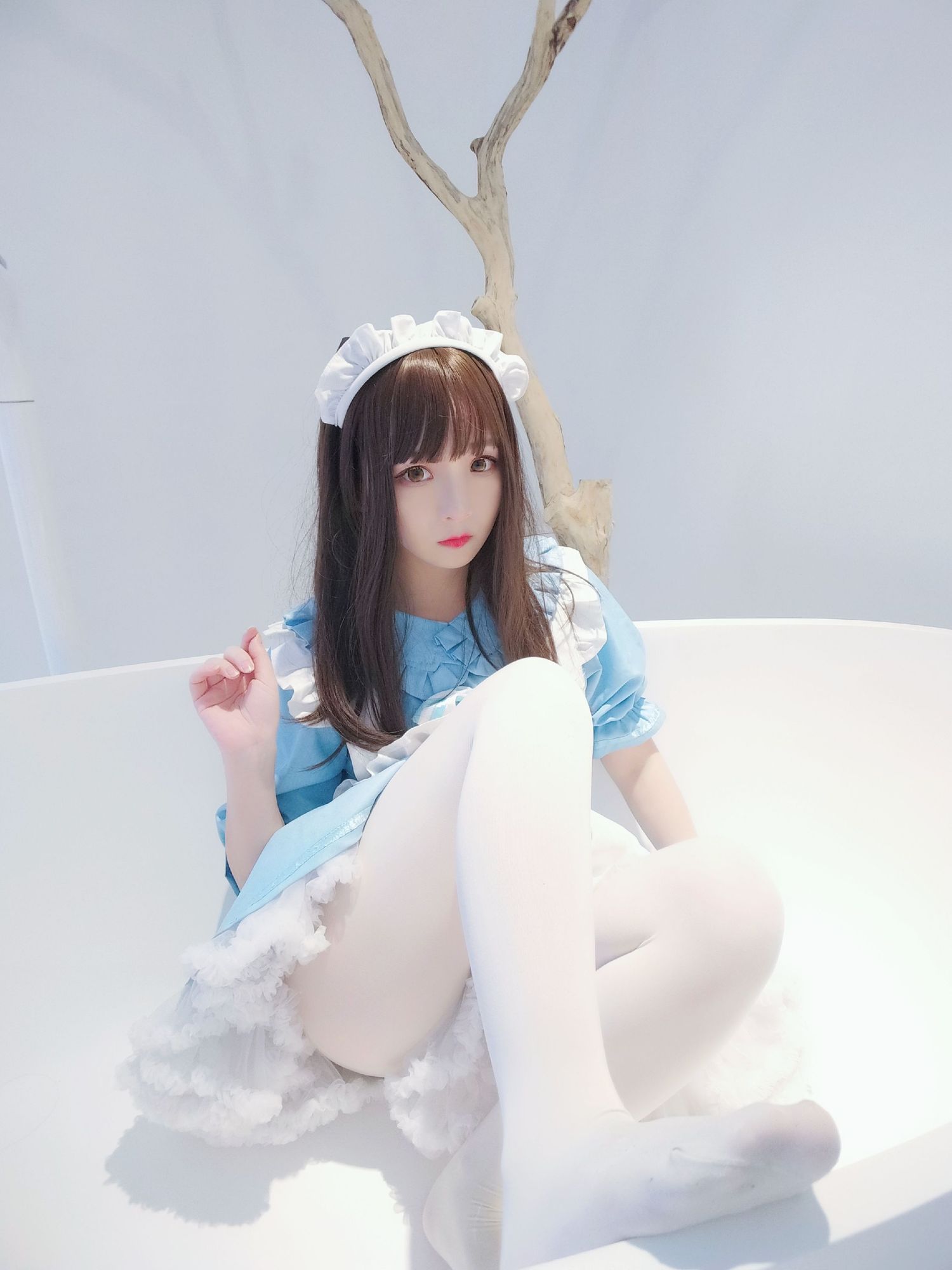 图片[6]-No.042-蓝白女仆 [19P]-coswz-cos王者