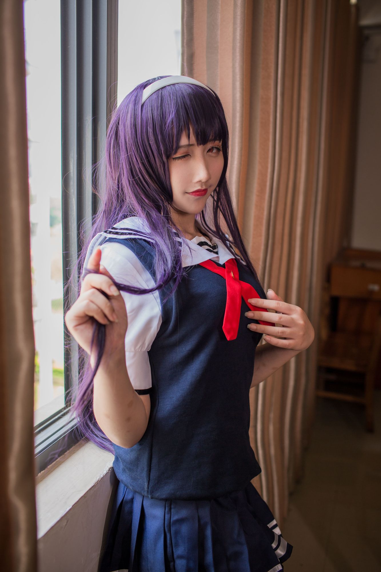 图片[6]-No.044-霞之丘诗羽夏季校服 [38P]-coswz-cos王者