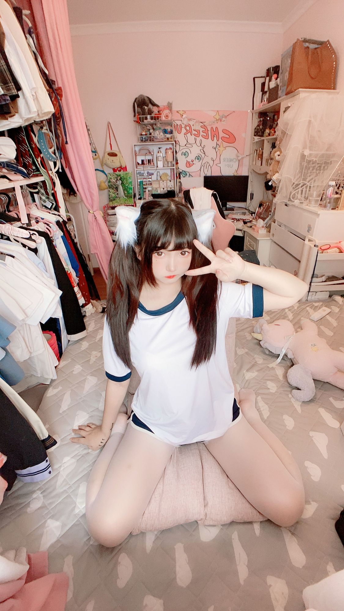 No.051-白丝体操运动服 [43P 2V]-coswz-cos王者