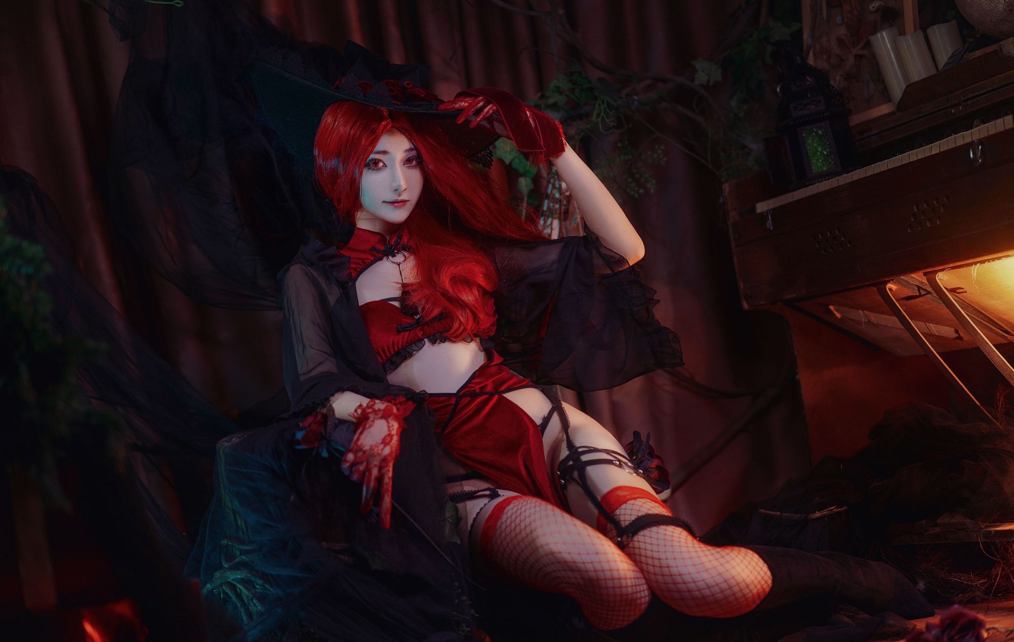 图片[11]-No.077-红女巫 [19P]-coswz-cos王者