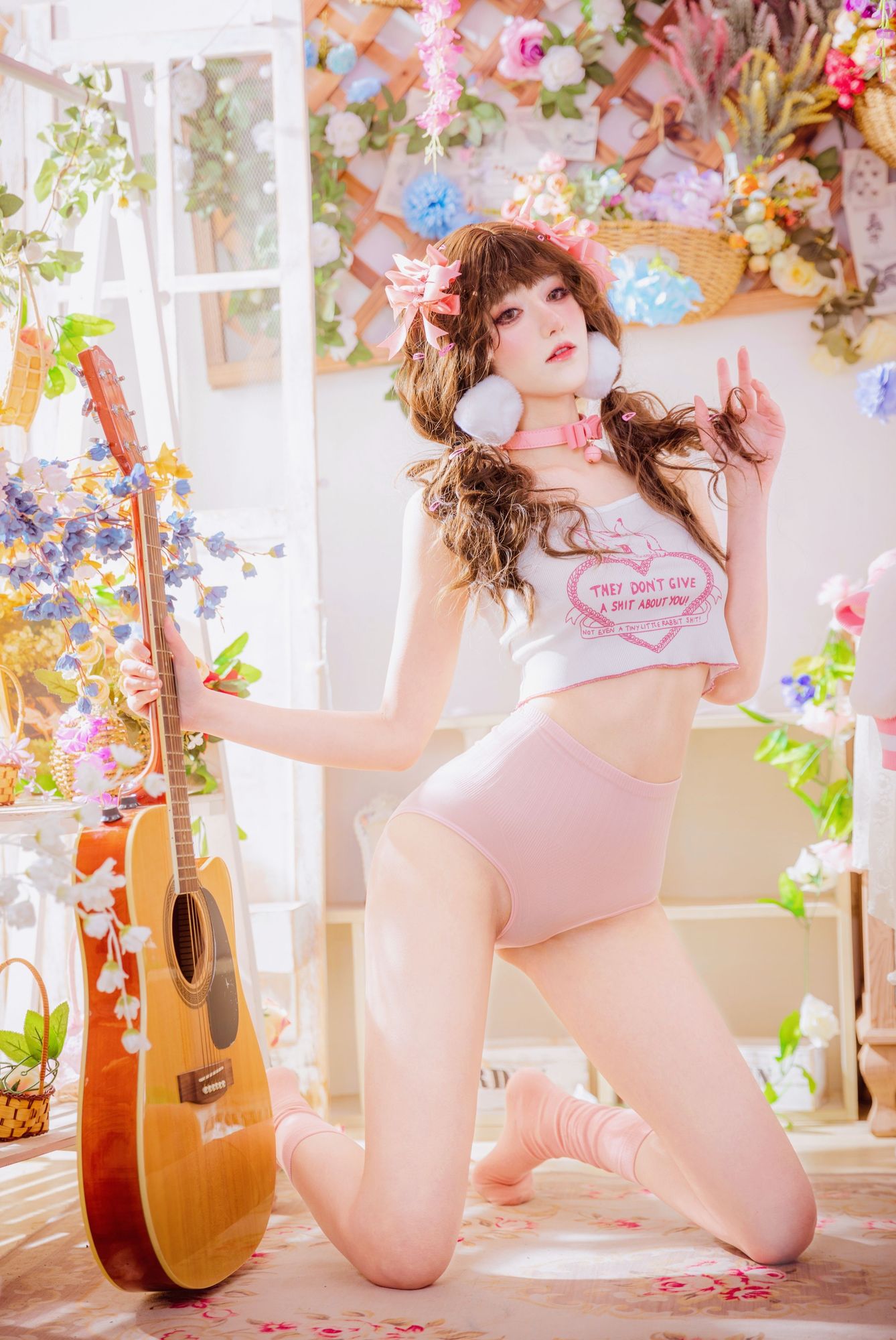 图片[15]-No.080-少女吉他与蝴蝶结 [28P]-coswz-cos王者