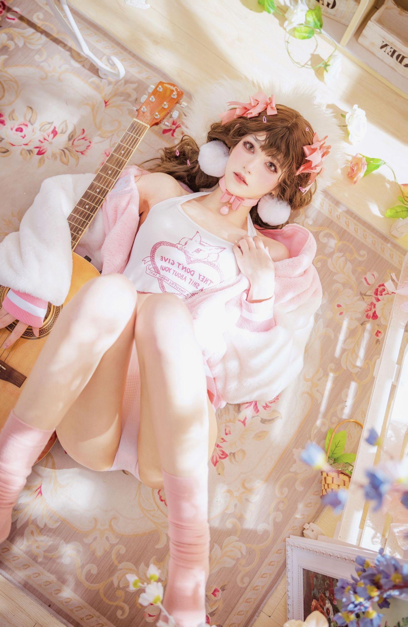 图片[16]-No.080-少女吉他与蝴蝶结 [28P]-coswz-cos王者
