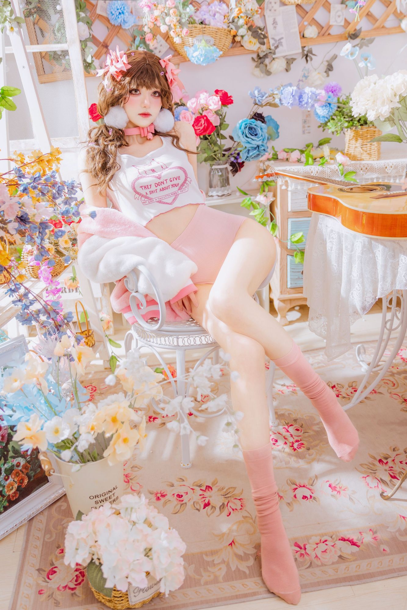 图片[18]-No.080-少女吉他与蝴蝶结 [28P]-coswz-cos王者