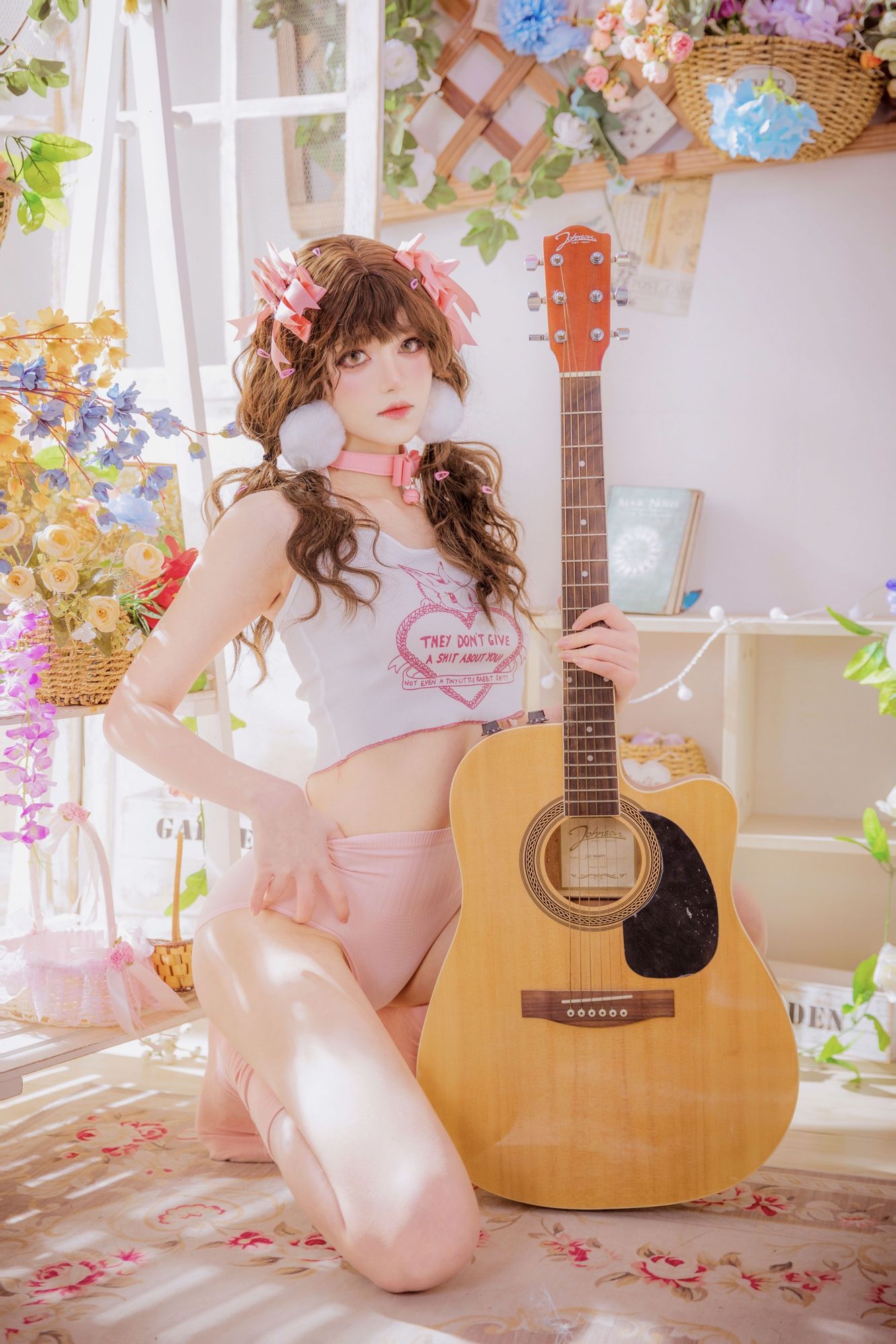 图片[20]-No.080-少女吉他与蝴蝶结 [28P]-coswz-cos王者