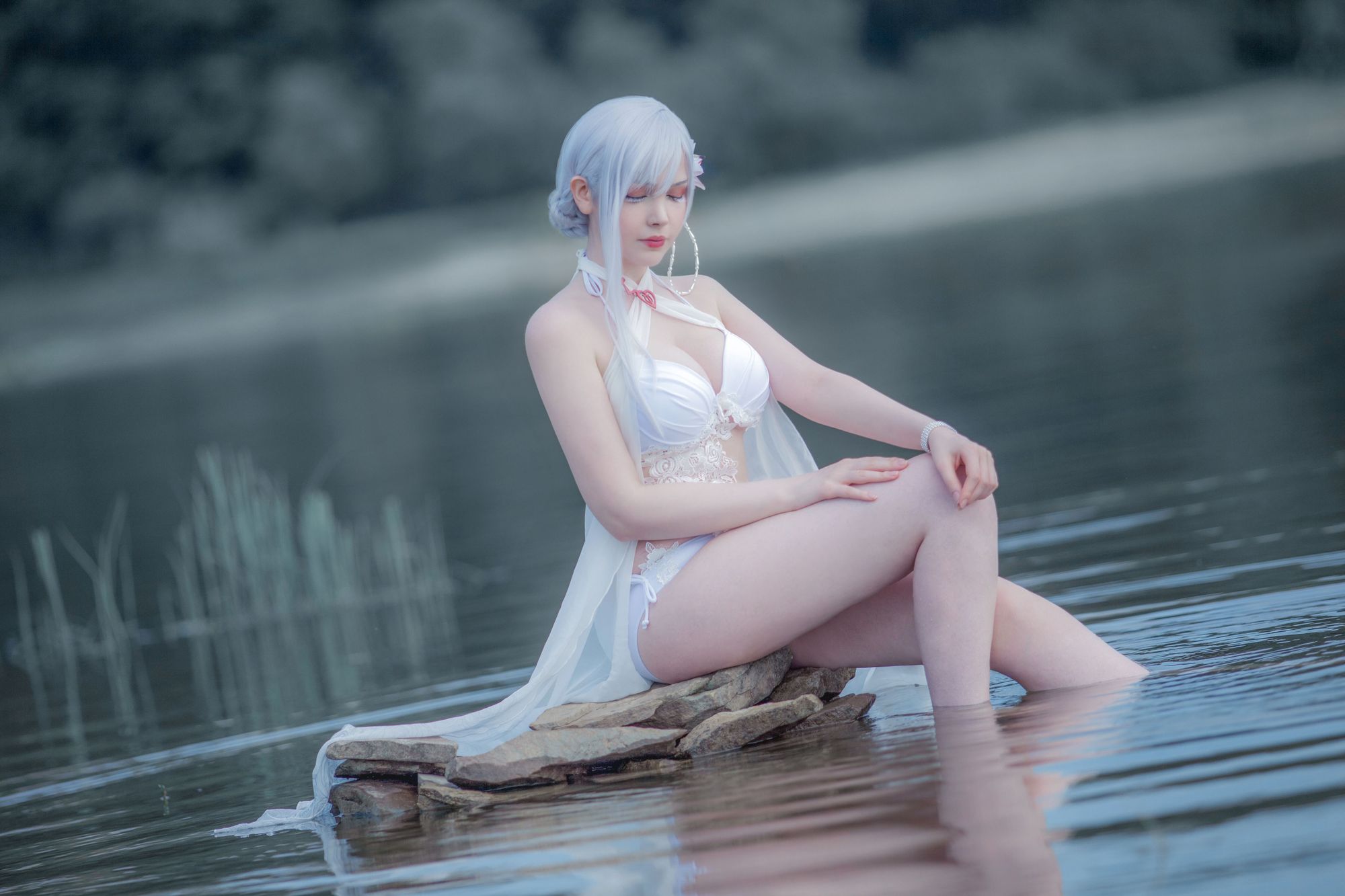 图片[6]-No.024-5 Saya The Fox – Snow White Mizugi [10P]-coswz-cos王者