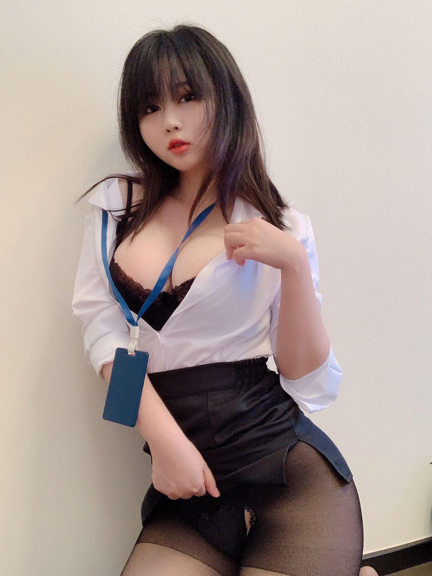 图片[6]-No.007-依酱黑丝制服 [29P]-coswz-cos王者