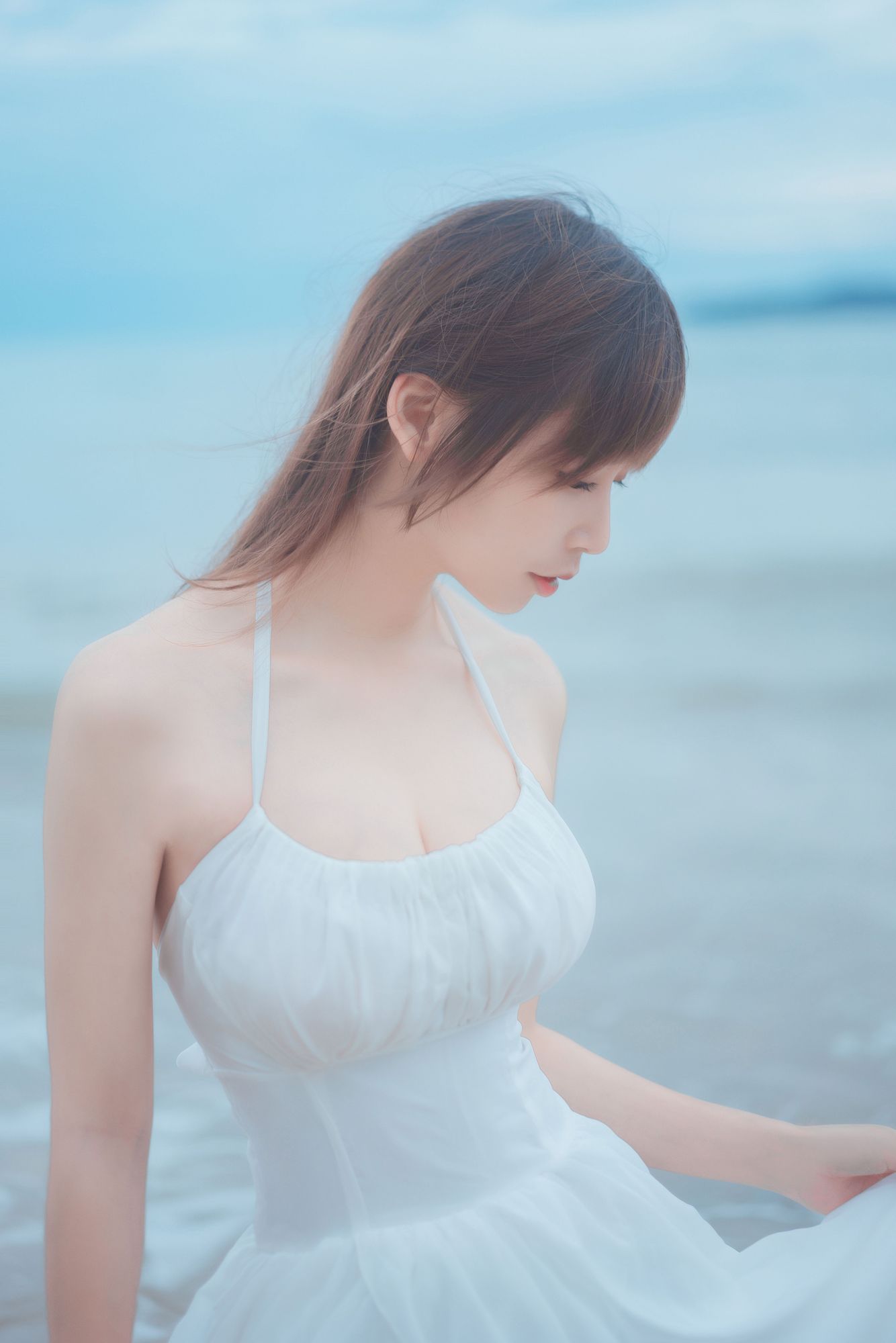 图片[6]-No.011-海岸 白裙 [9P]-coswz-cos王者