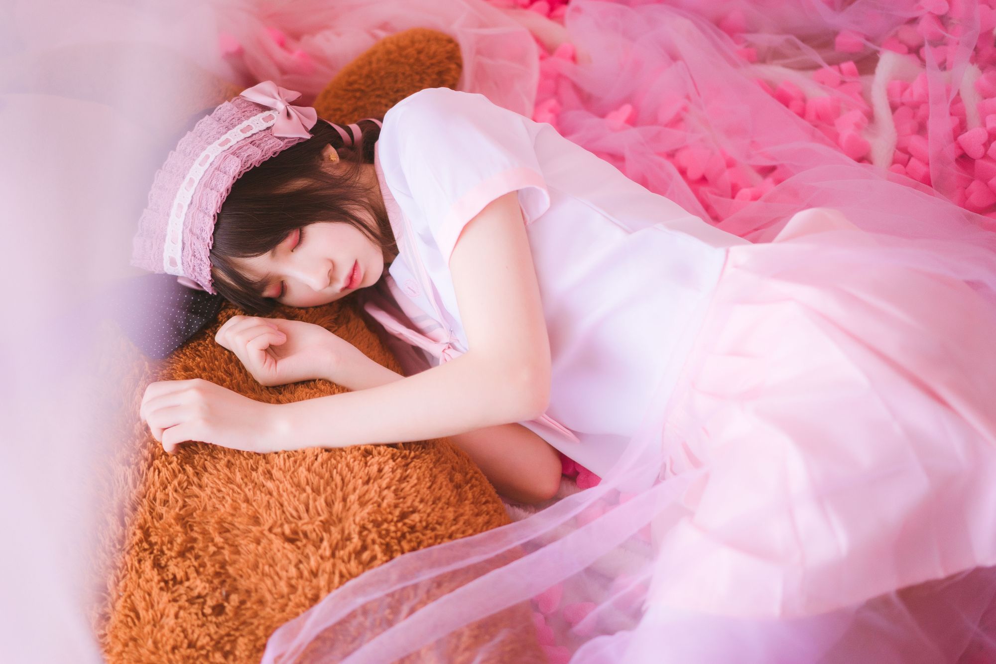 图片[6]-No.015-丝袜狂想曲(粉) [54P]-coswz-cos王者