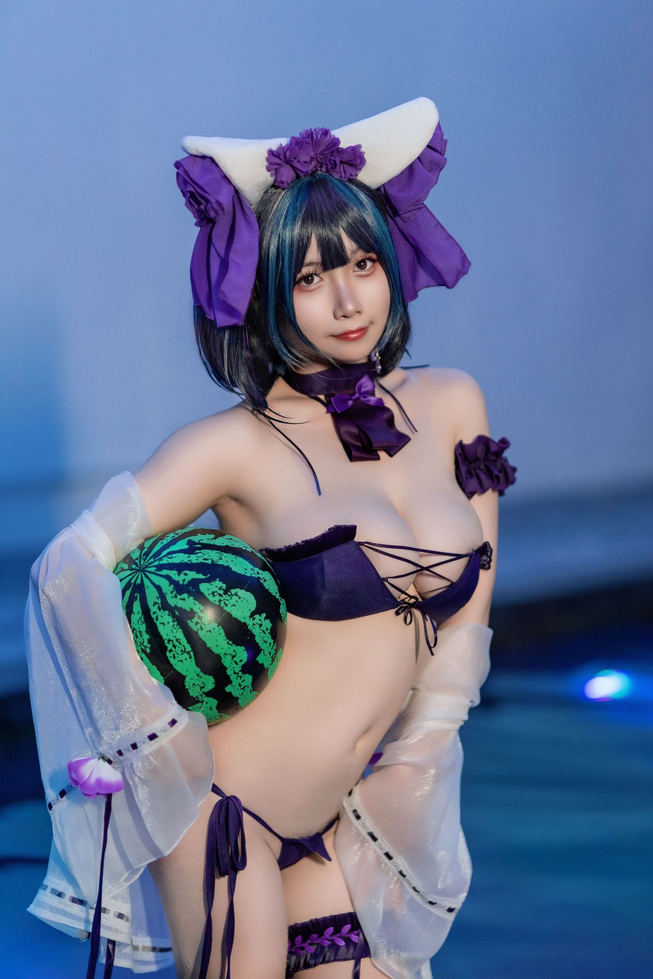图片[6]-No.015 – 舰长 柴郡泳装 [31P]-coswz-cos王者