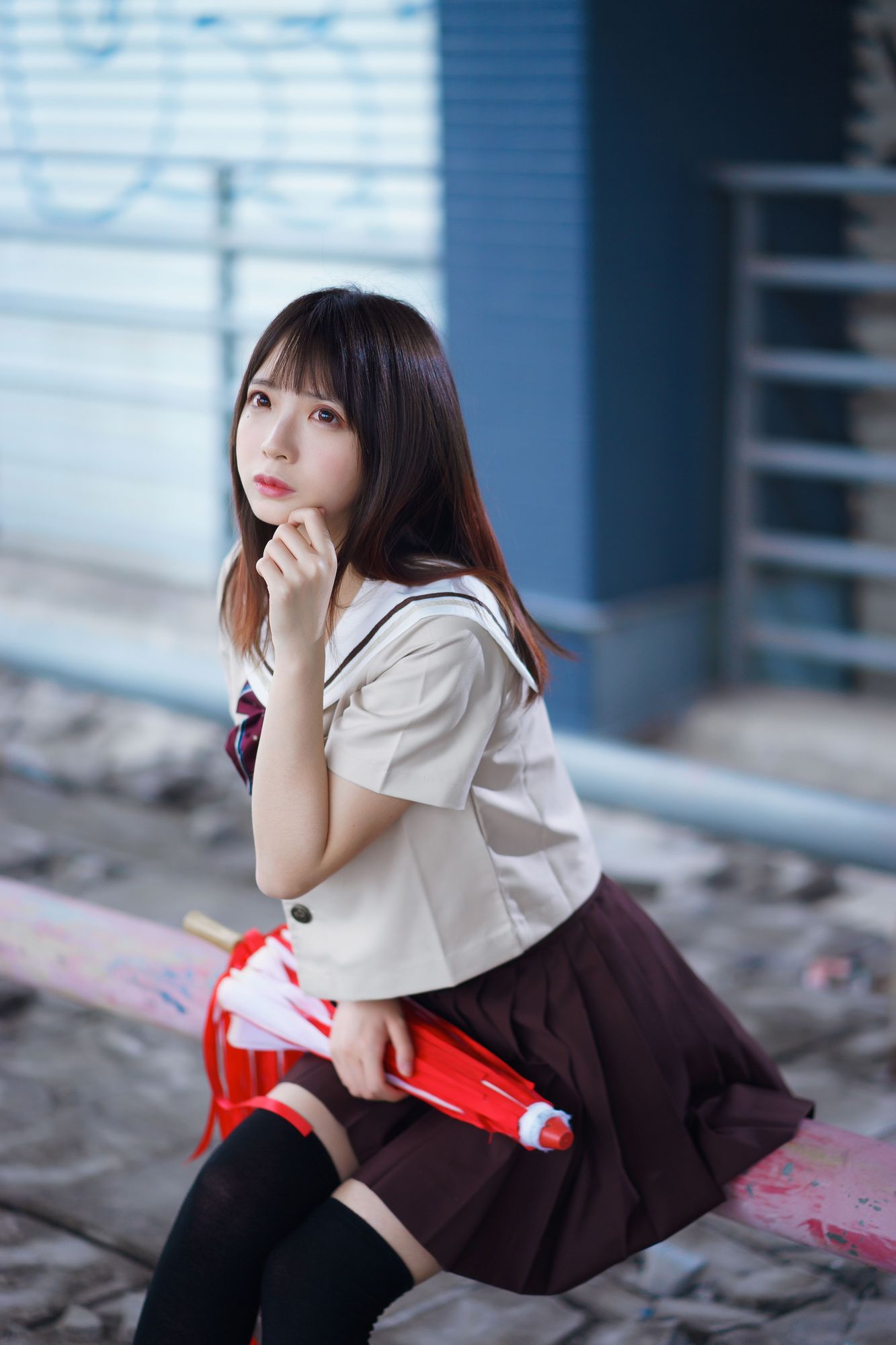 No.017-丝袜狂想曲(伞) [42P]-coswz-cos王者