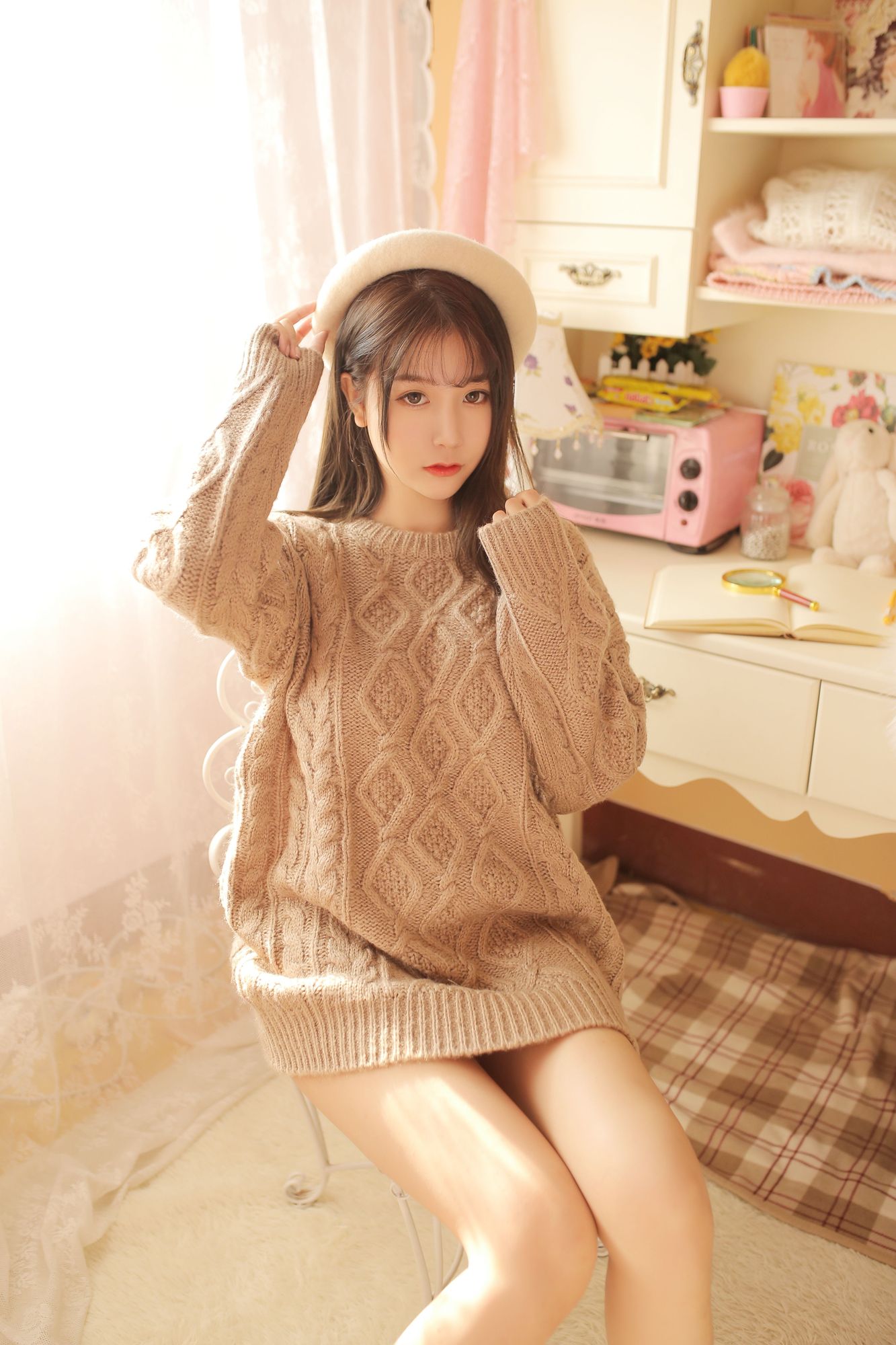 图片[33]-No.025-驼色毛衣 [34P]-coswz-cos王者