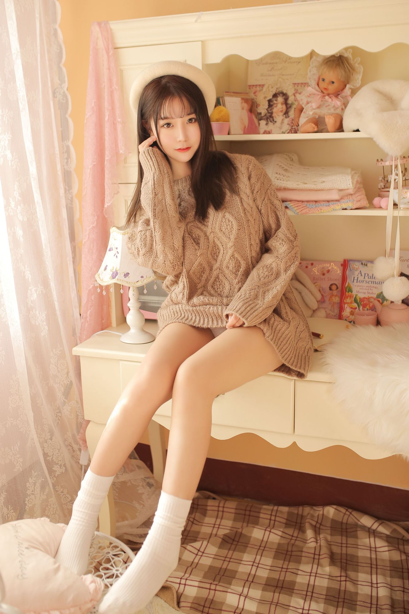 图片[32]-No.025-驼色毛衣 [34P]-coswz-cos王者