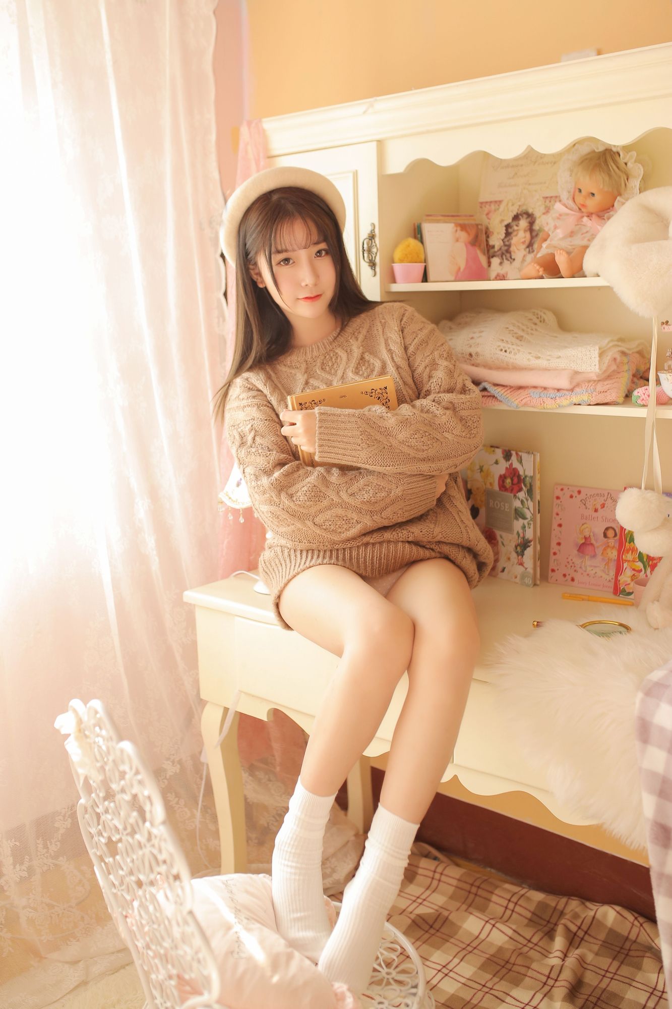 图片[28]-No.025-驼色毛衣 [34P]-coswz-cos王者