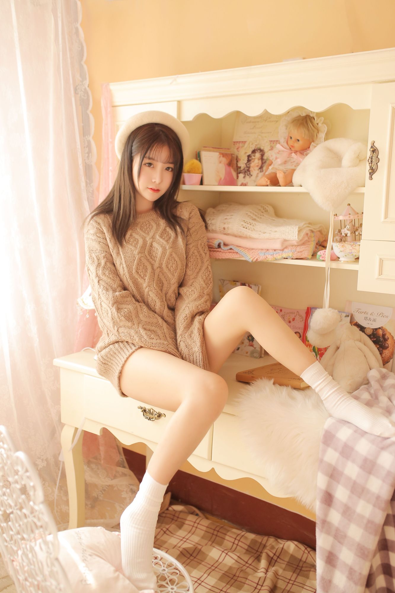 图片[23]-No.025-驼色毛衣 [34P]-coswz-cos王者