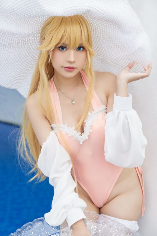 No.026-Richelieu Swimsuit [16P]-coswz-cos王者