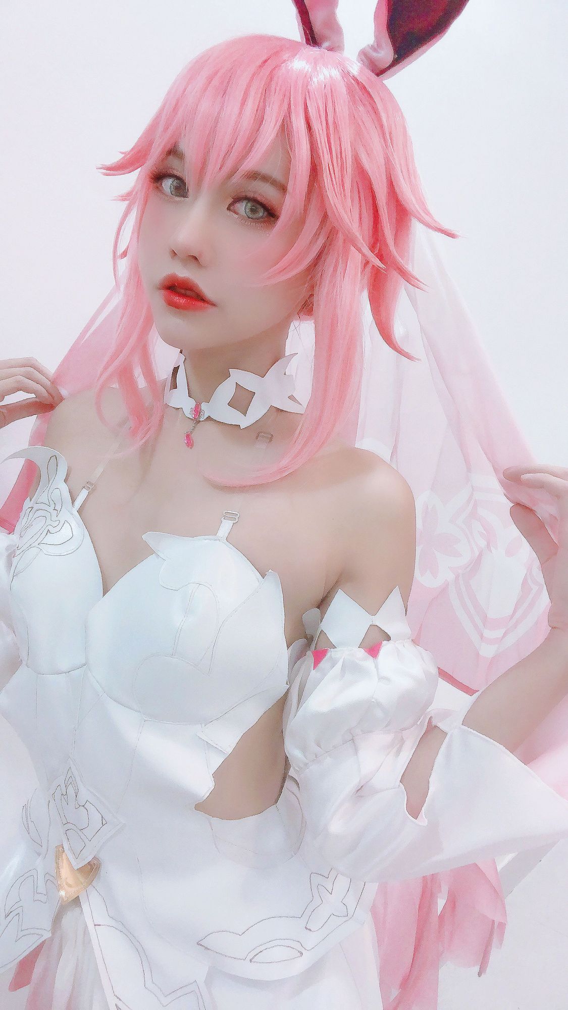 图片[6]-No.028-Yae Sakura Wedding dress [13P 1V]-coswz-cos王者