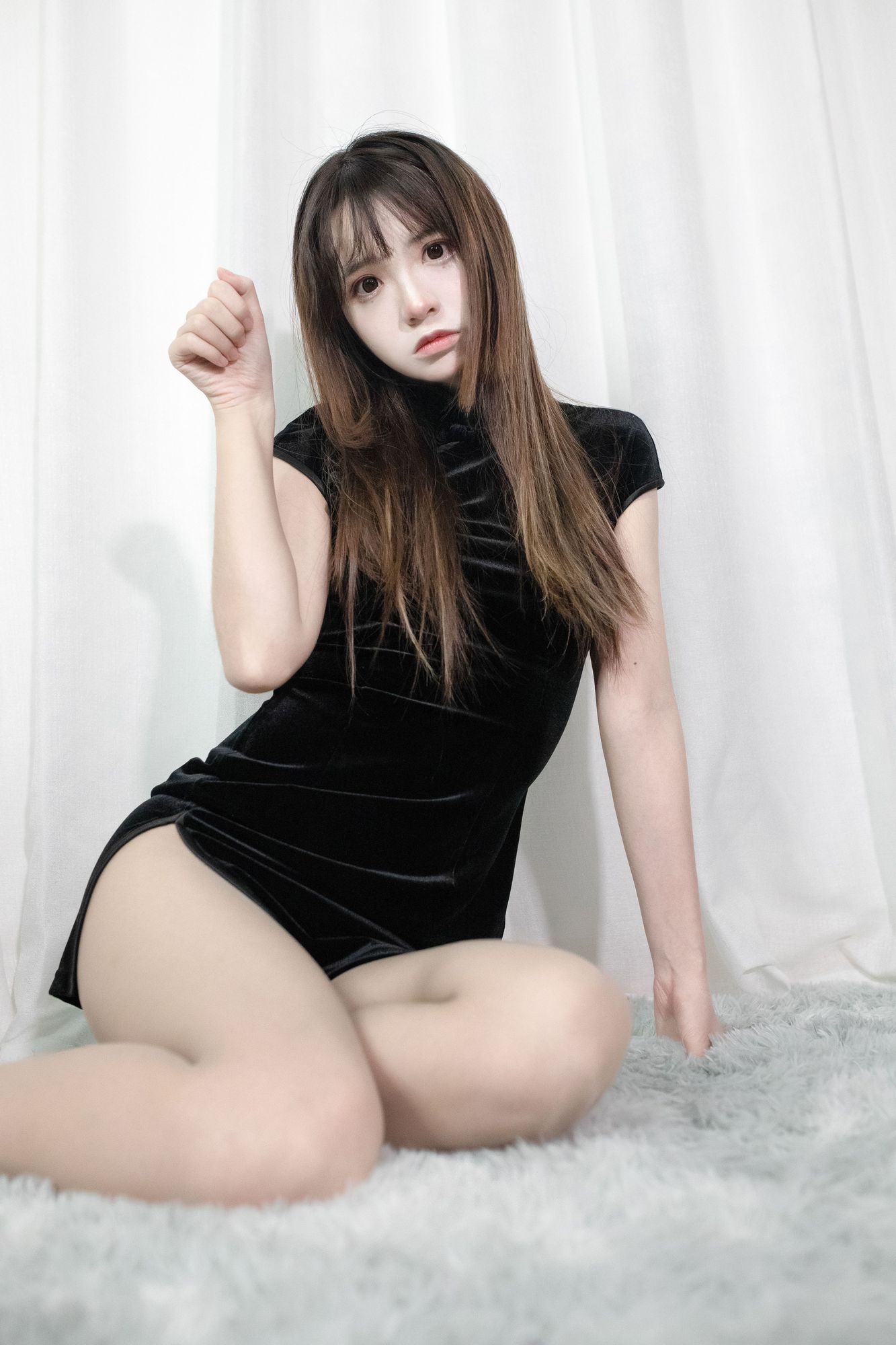 图片[6]-No.037-黑旗袍 [20P]-coswz-cos王者