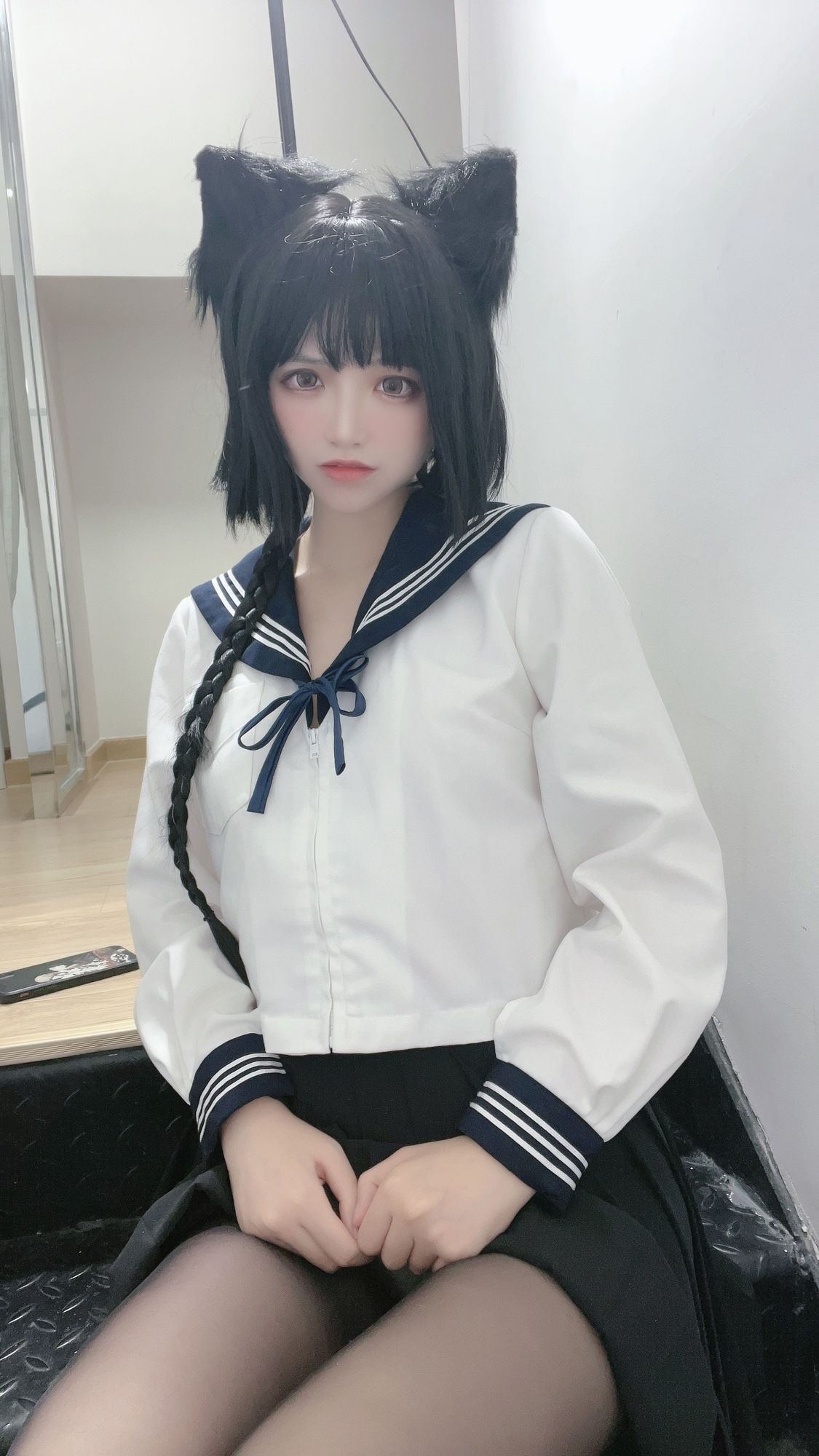 图片[6]-No.075-2022新春生日本04 制服少女 [80P 5V]-coswz-cos王者