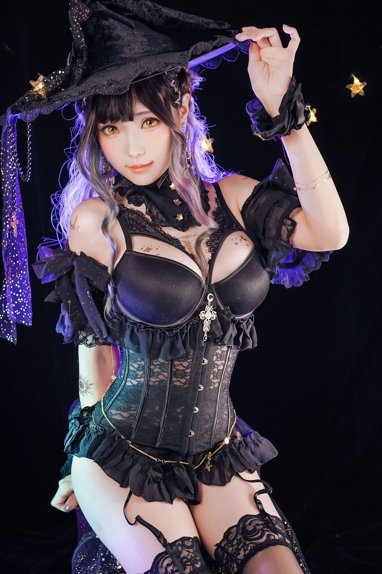 图片[6]-No.055-Cat魔女與貓 – Astrology Witch [33P 1V]-coswz-cos王者