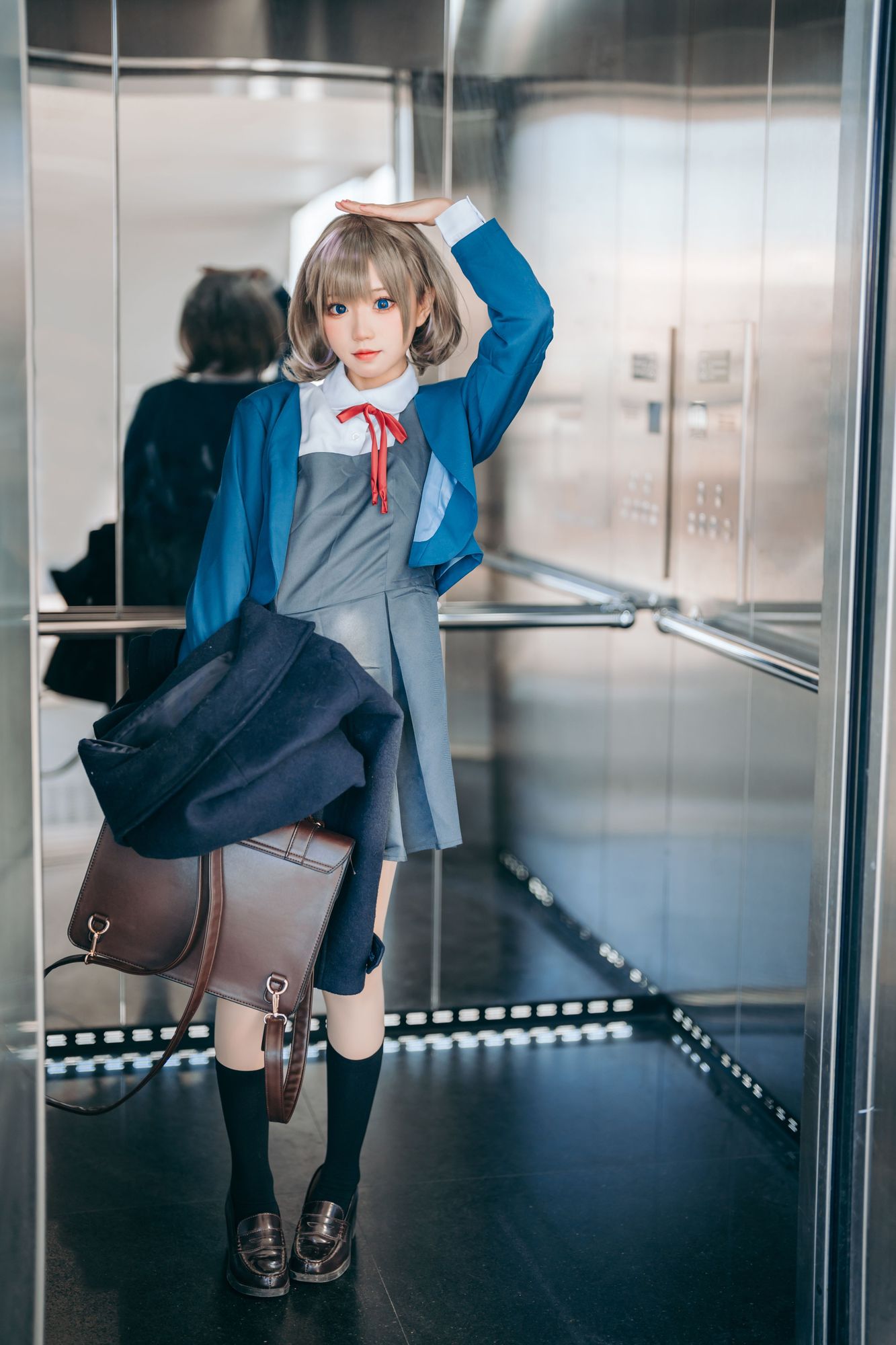 图片[6]-No.019-唐可可校服 [15P]-coswz-cos王者