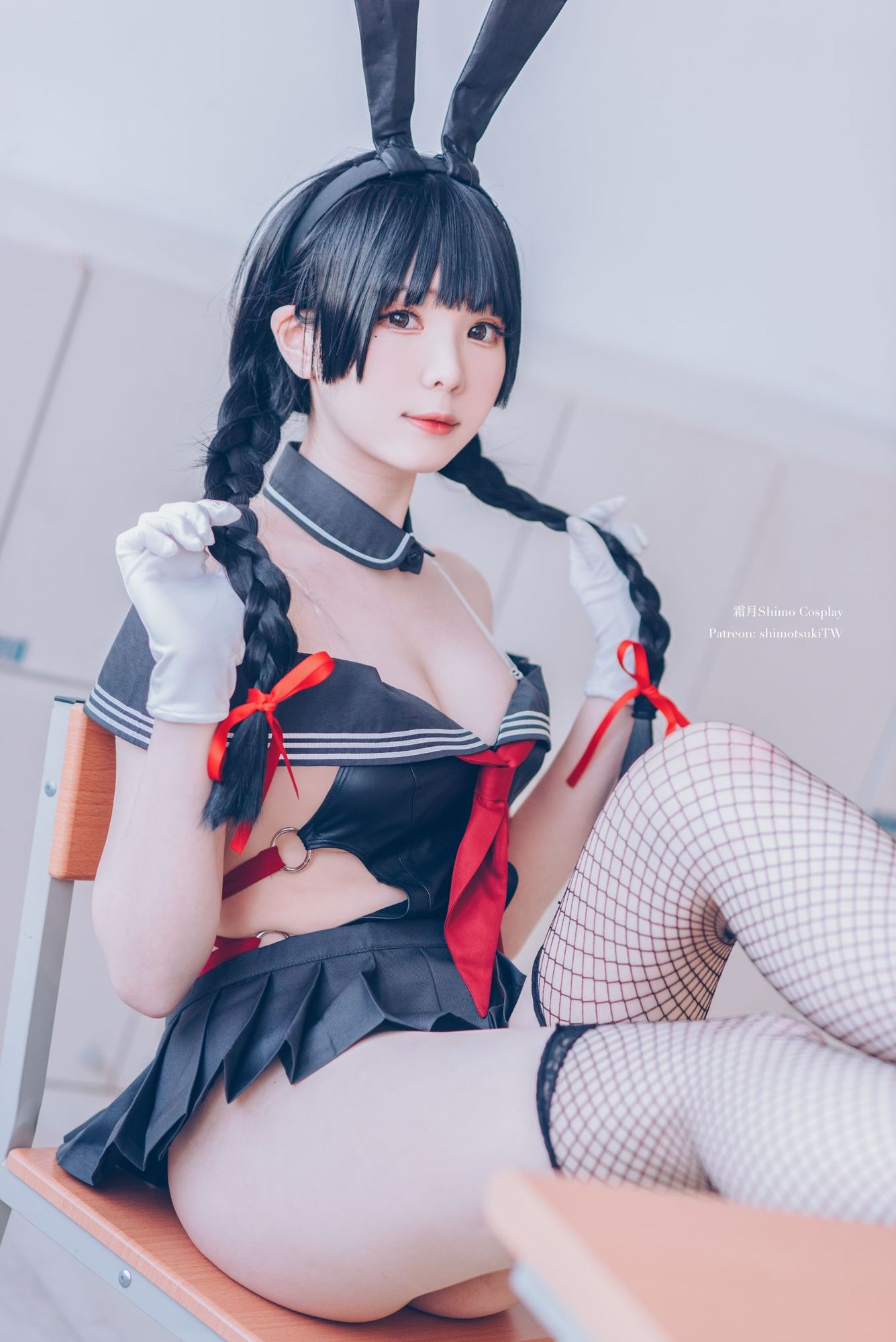 图片[6]-No.042-卯月桃子 水手服兔女郎 [19P]-coswz-cos王者
